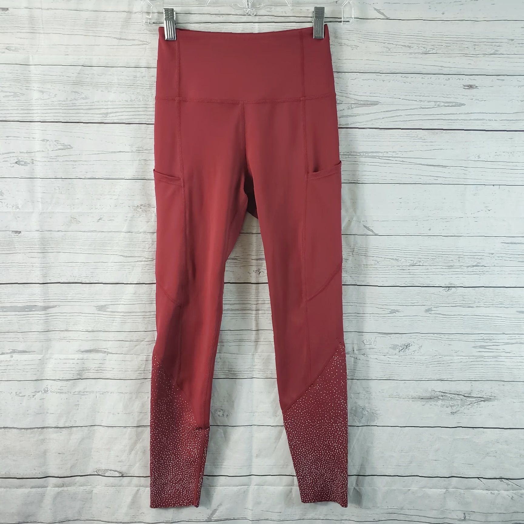 Vintage Zyia Womens Leggings Sz 2 Gray Pockets Cropped Activewear Size 26" / US 2 / IT 38 - 2 Thumbnail