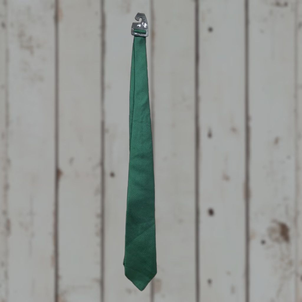 Brooks Brothers Brooks Brothers Mens Tie Green Geometric Woven Classic One Size Made USA Size ONE SIZE - 1 Thumbnail