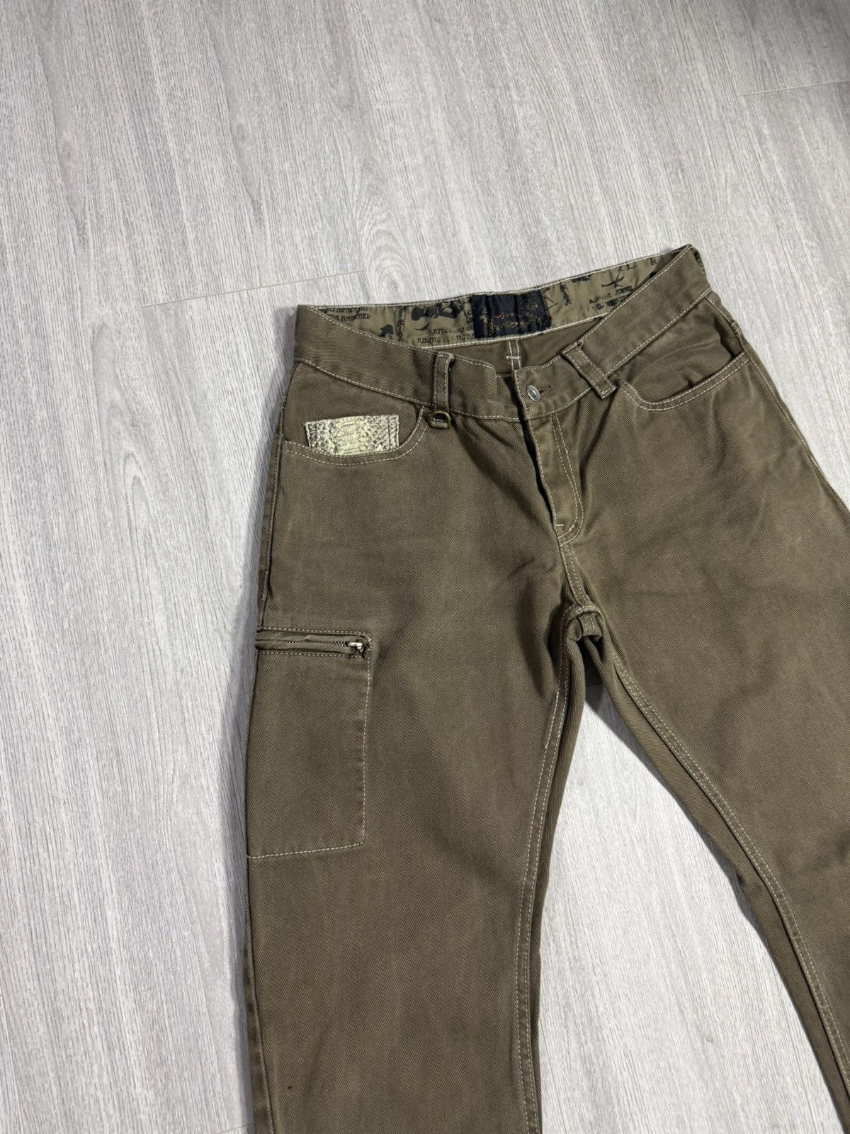 Japanese Brand Kyoji Maruyama archive cargo jeans Y2K Japan designer rare Size US 32 / EU 48 - 7 Thumbnail