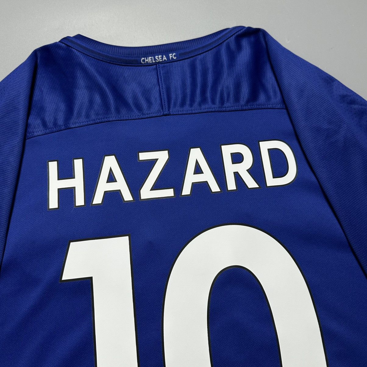 Nike CHELSEA NIKE 2017/2018 FOOTBALL HOME JERSEY #10 HAZARD Size US XL / EU 56 / 4 - 10 Thumbnail