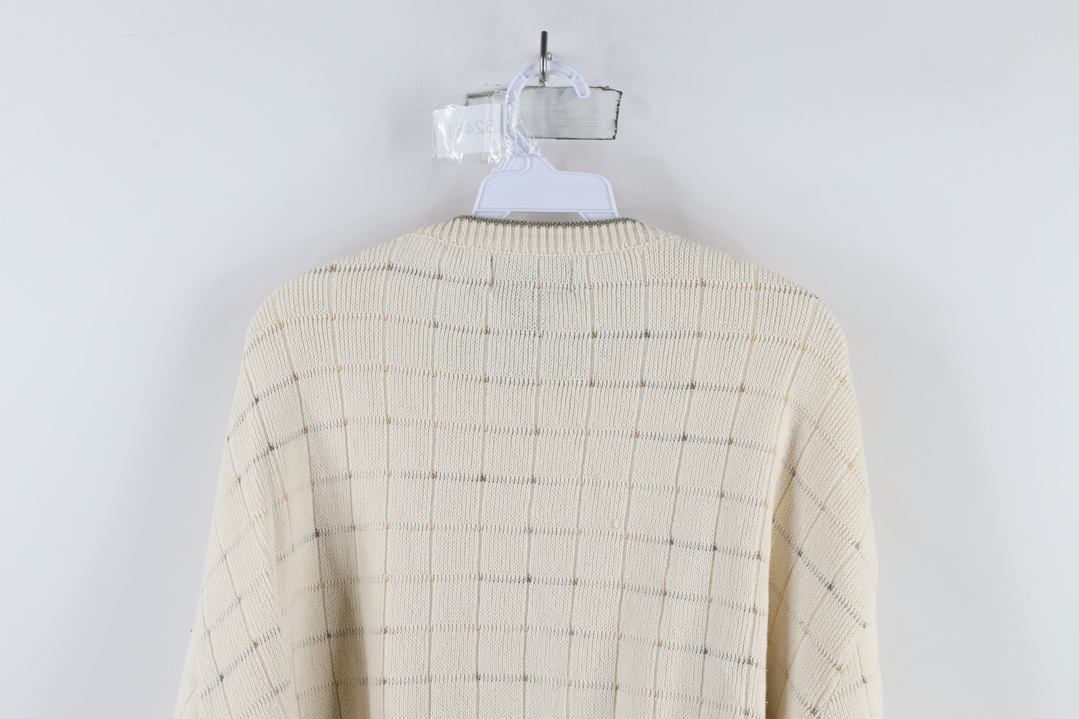 Vintage Vintage 90s Streetwear Ribbed Knit Golf Sweater Cotton USA Size US XL / EU 56 / 4 - 13 Thumbnail