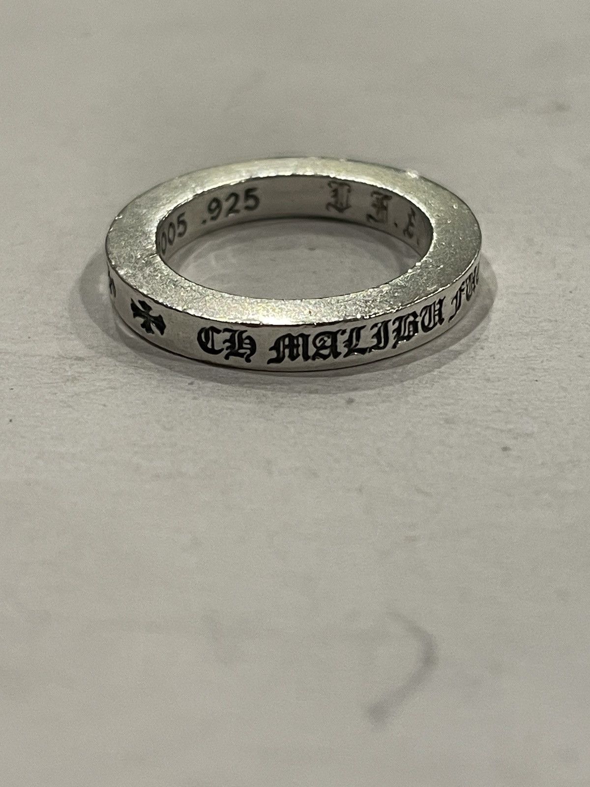 Chrome Hearts Chrome Hearts MALIBU FUCK YOU Spacer Ring 3mm Size 5 