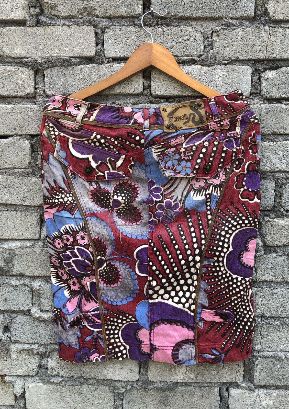 Just Cavalli 🔥Luxury Just Cavalli Abstract Skirt 🔥 Size 30" / US 8 / IT 44 - 2 Thumbnail