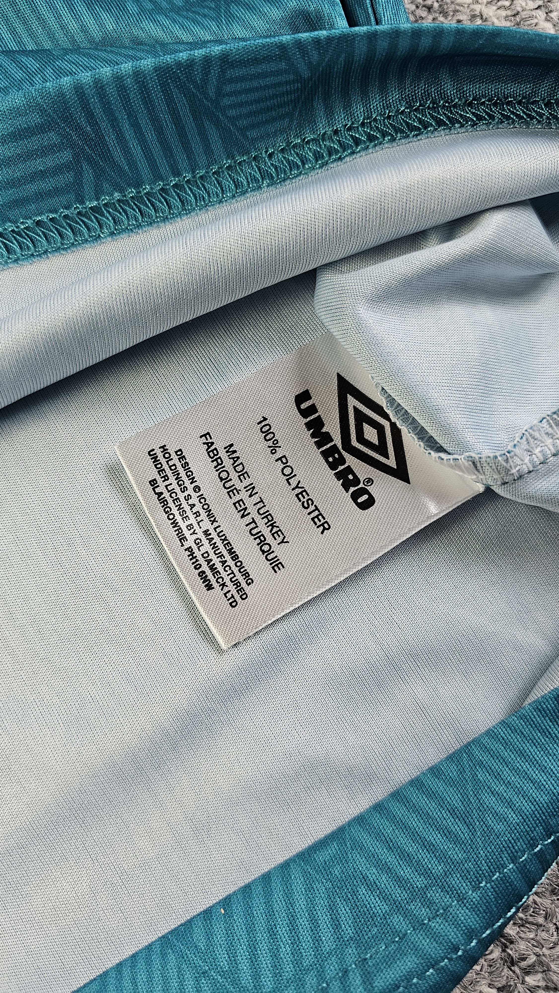 Umbro UMBRO Germany Retro Jersey 90s Blokecore Teal XL Size US XL / EU 56 / 4 - 7 Thumbnail