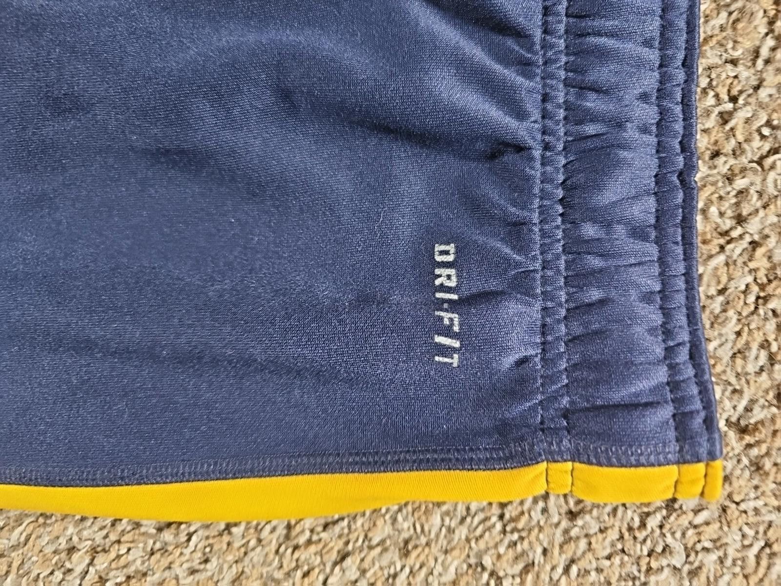 Nike Nike Dri-Fit XL Blue Gold Athletic Pants Size US 36 / EU 52 - 7 Thumbnail