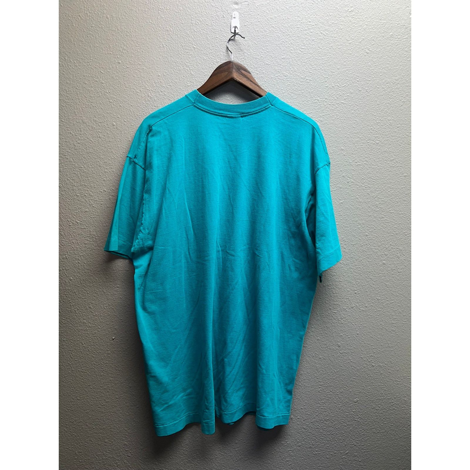 Vintage Vintage Munsingwear USA Made Teal Blank Shirt VTG XL X-Large Size US XL / EU 56 / 4 - 7 Thumbnail