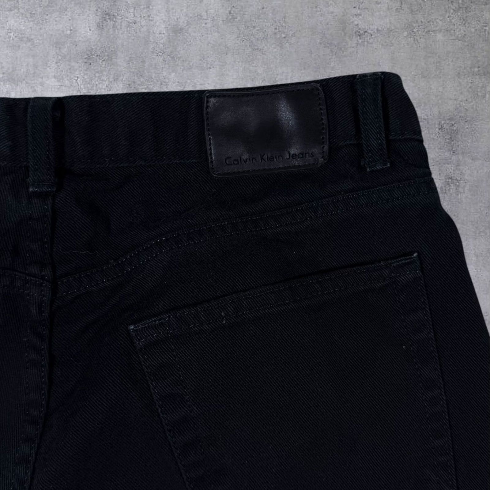 Calvin Klein Calvin Klein CK Jeans Easy Fit Tapered Black Denim Jeans 34 Mens Size US 34 / EU 50 - 5 Thumbnail