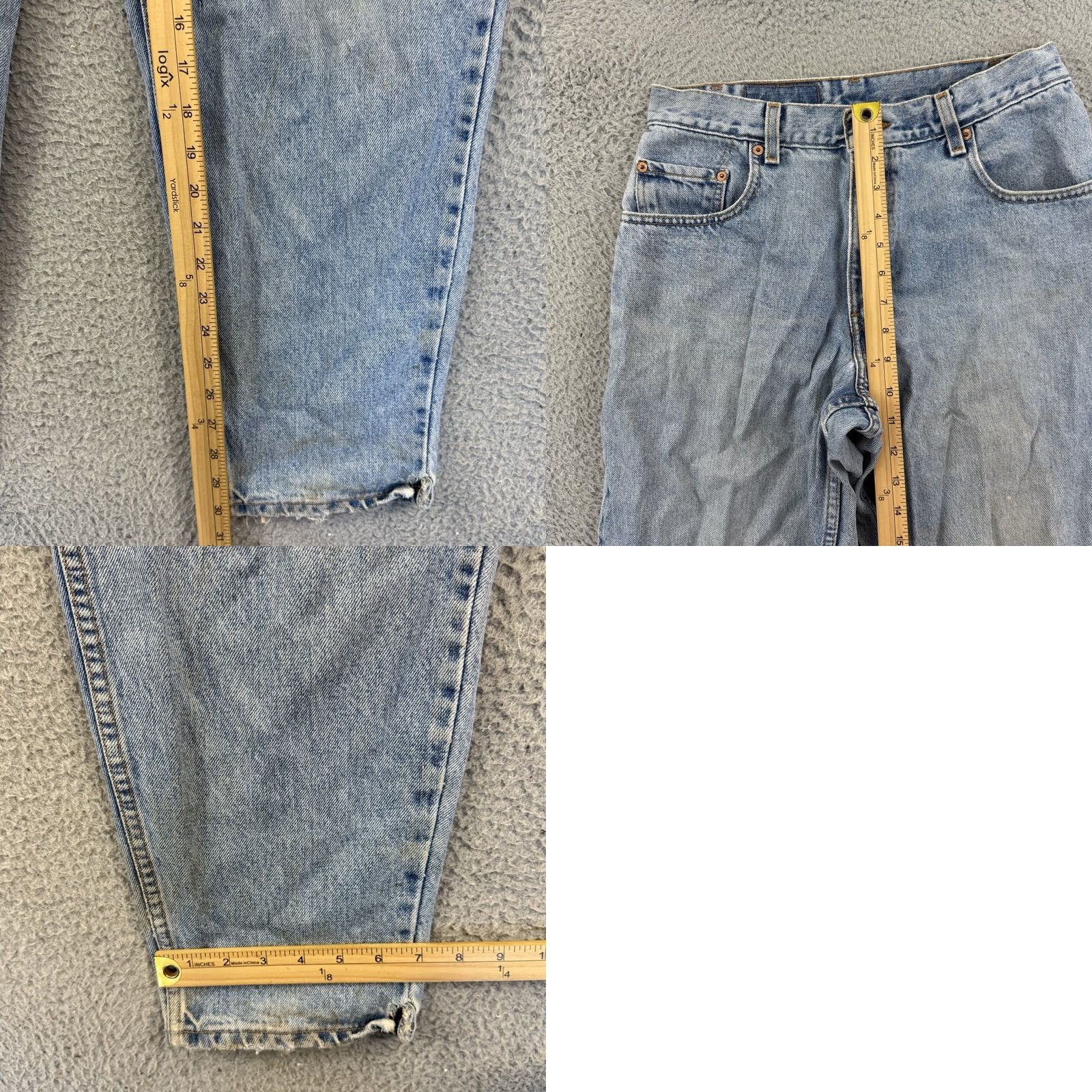 Levi's VINTAGE Levi's 560 Jeans Mens 30x30 Blue Denim Loose Fit Tapered Leg 90s Grunge Size US 30 / EU 46 - 9 Thumbnail