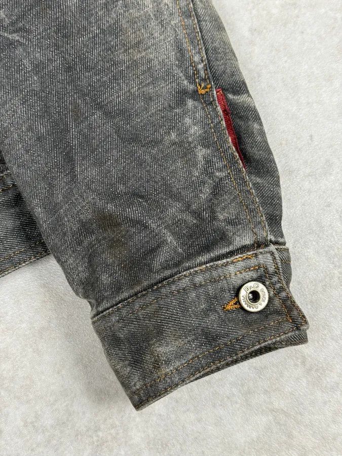 Dolce & Gabbana AW2003 Dolce & Gabbana Grey Raw Denim Jacket Size US L / EU 52-54 / 3 - 9 Thumbnail