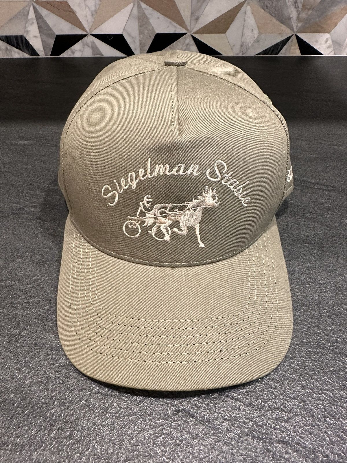 Siegelman Stable Green and white siegleman stable hat Size ONE SIZE - 1 Thumbnail