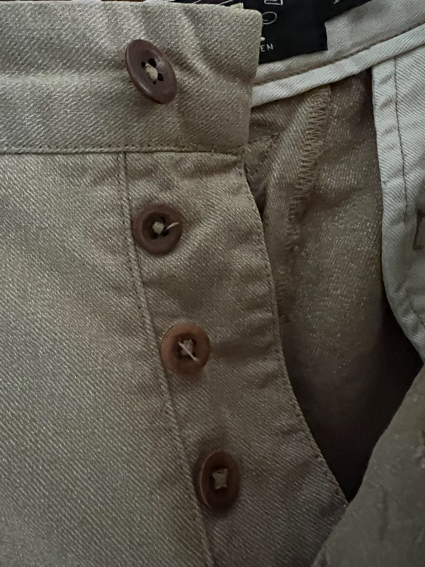 RRL Ralph Lauren RRL Double RL Khaki Military Officer Pants Size US 32 / EU 48 - 5 Thumbnail