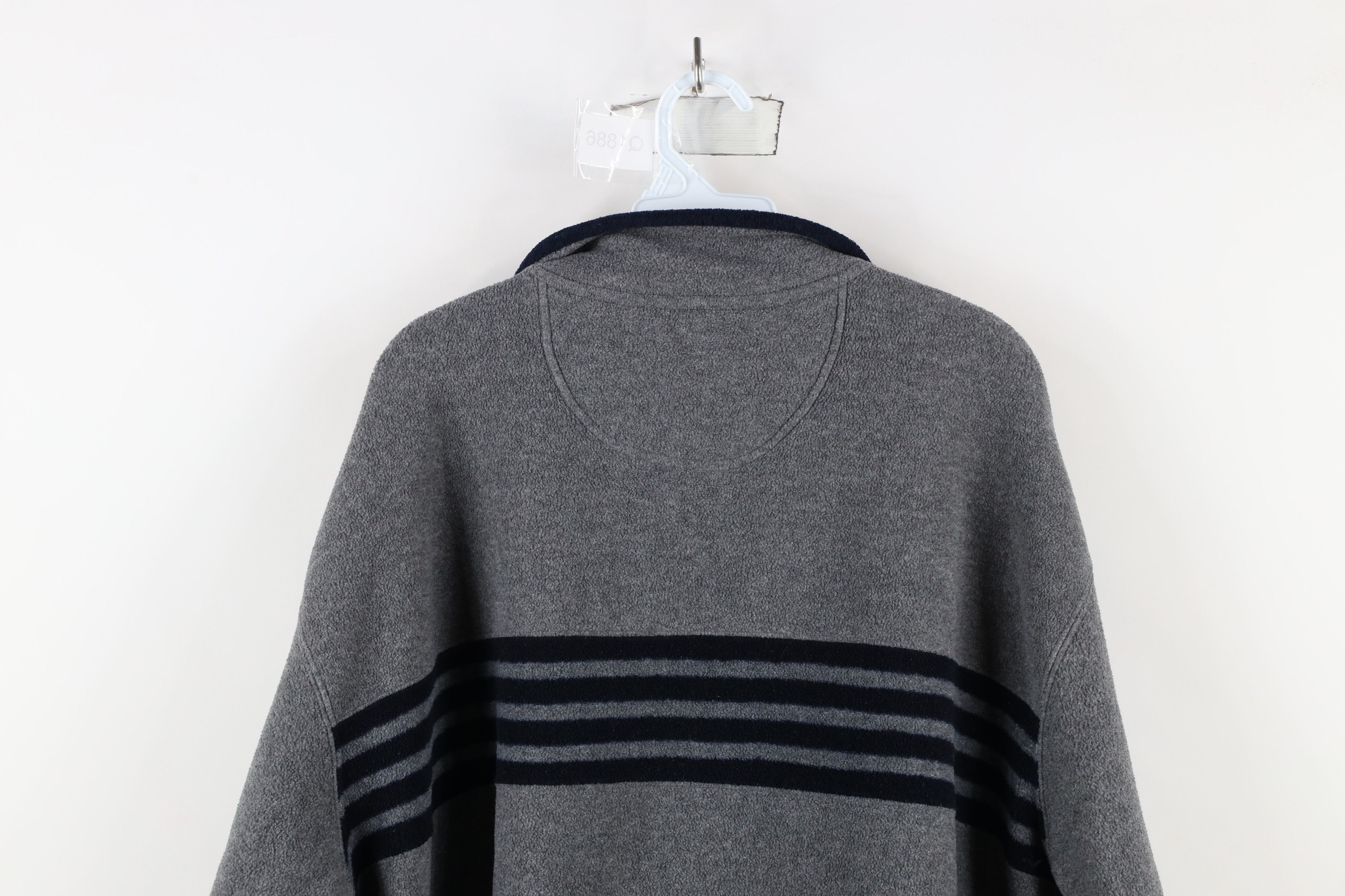 Gap Vintage 90s Gap Half Zip Fleece Pullover Sweater Gray Size US XL / EU 56 / 4 - 8 Thumbnail