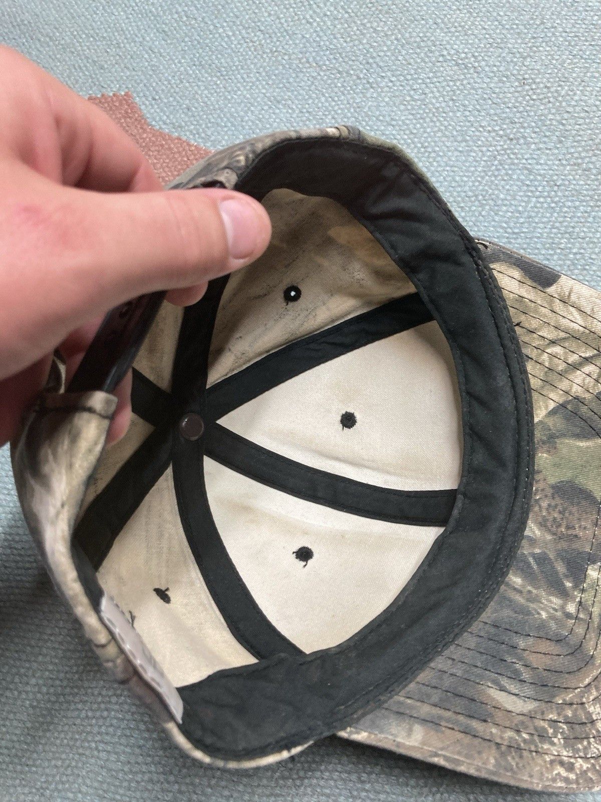 Vintage vtg SnapBack hat camo realtree blank hunting tree camouflage Size ONE SIZE - 8 Thumbnail