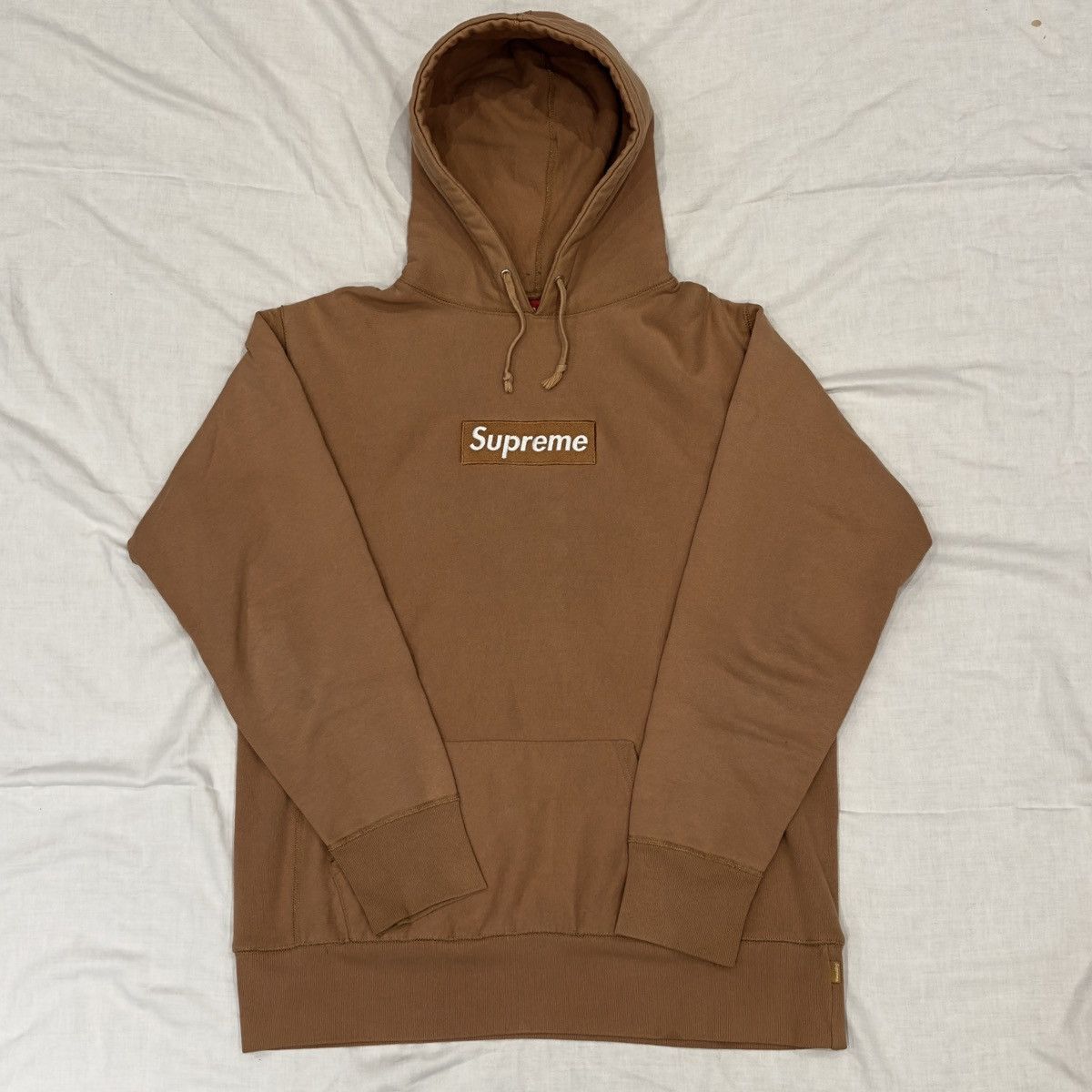 Supreme 2003 Khaki Box Logo Hoodie | Grailed