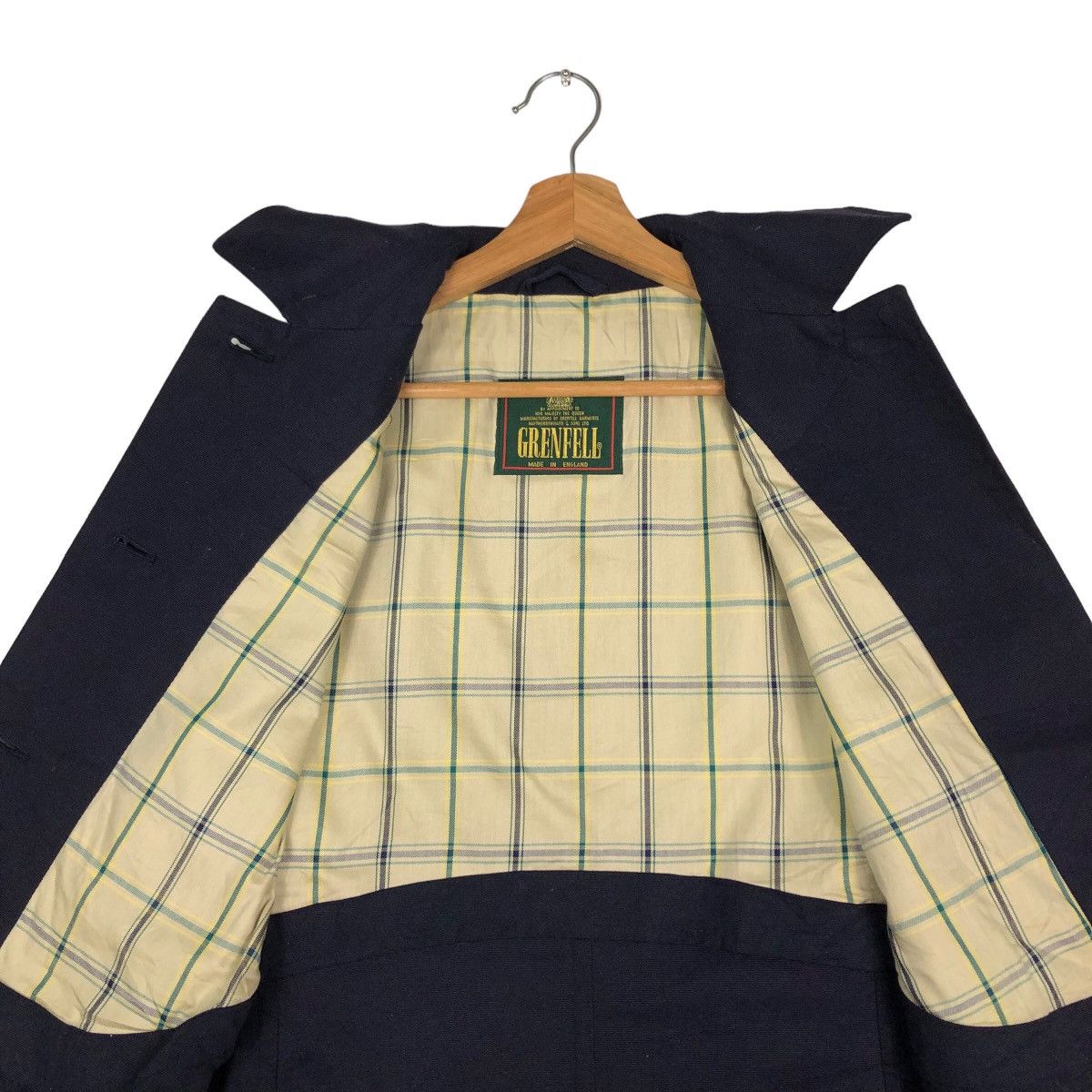 Vintage Vintage Grenfell Made in England Chore Jacket Tartan Design Size US M / EU 48-50 / 2 - 14 Thumbnail