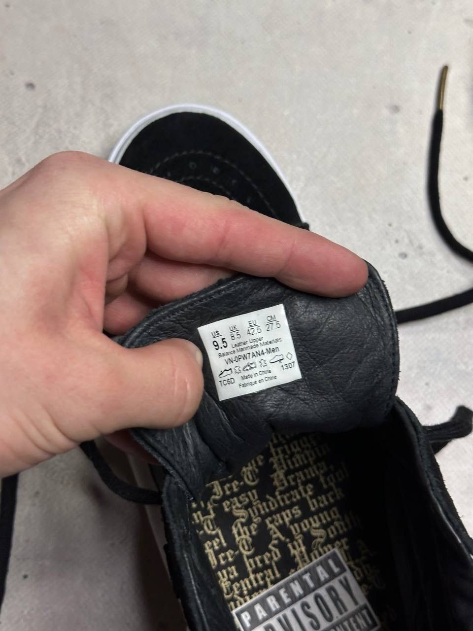 Vans Vans Syndicate x ICE-T OG Rhyme SK8-Hi Shoes US 9.5 Rare Rap Size US 9.5 / EU 42-43 - 10 Thumbnail