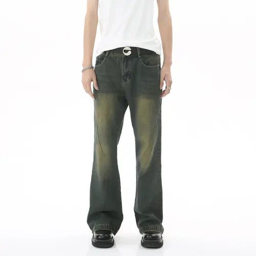 VIBE distressed fade washed jeans Size US 34 / EU 50 - 6 Thumbnail