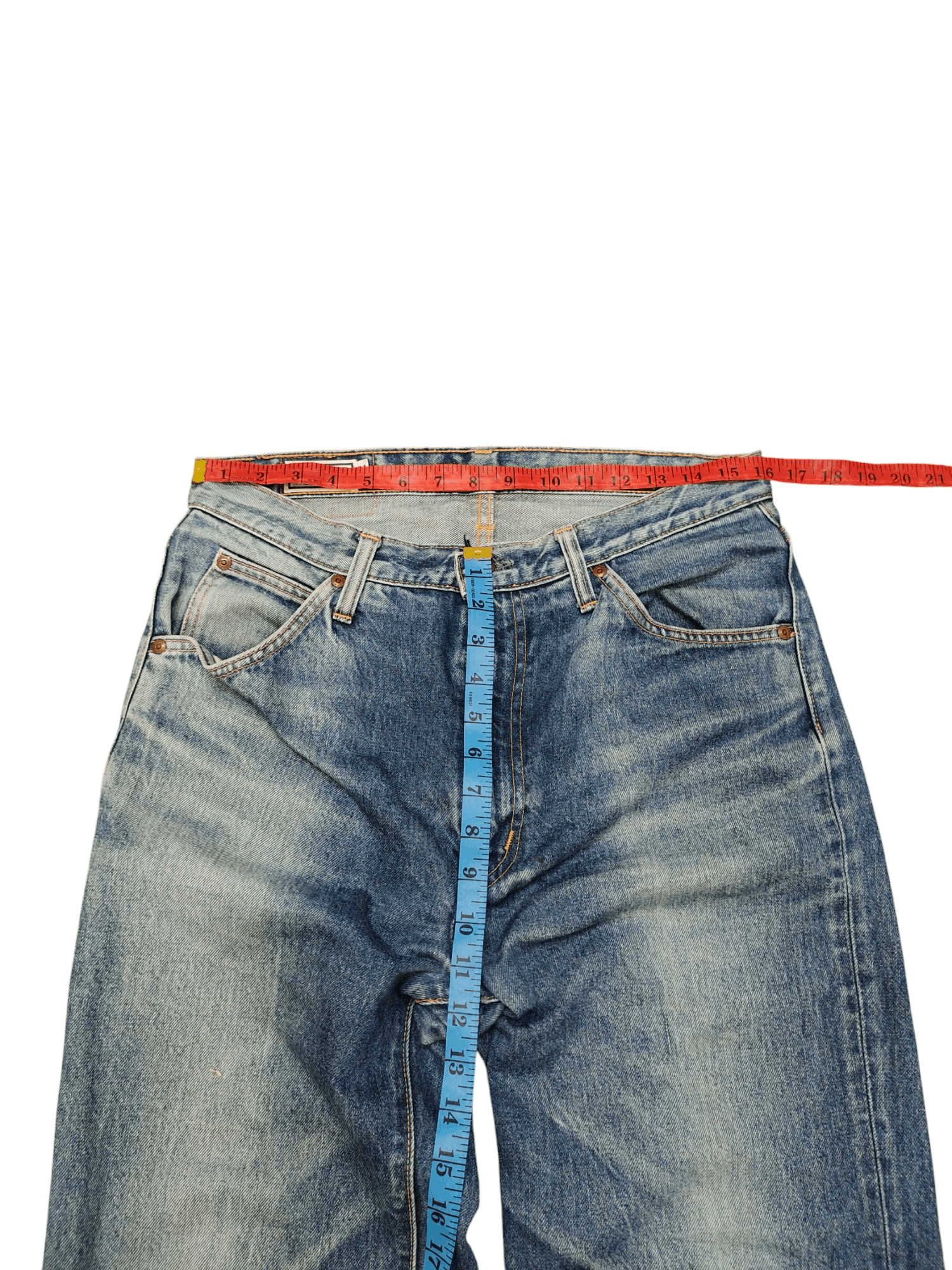 If Six Was Nine Loose Jeans Edwin Distress Faded Clawmark Denim Jeans Size US 32 / EU 48 - 16 Thumbnail