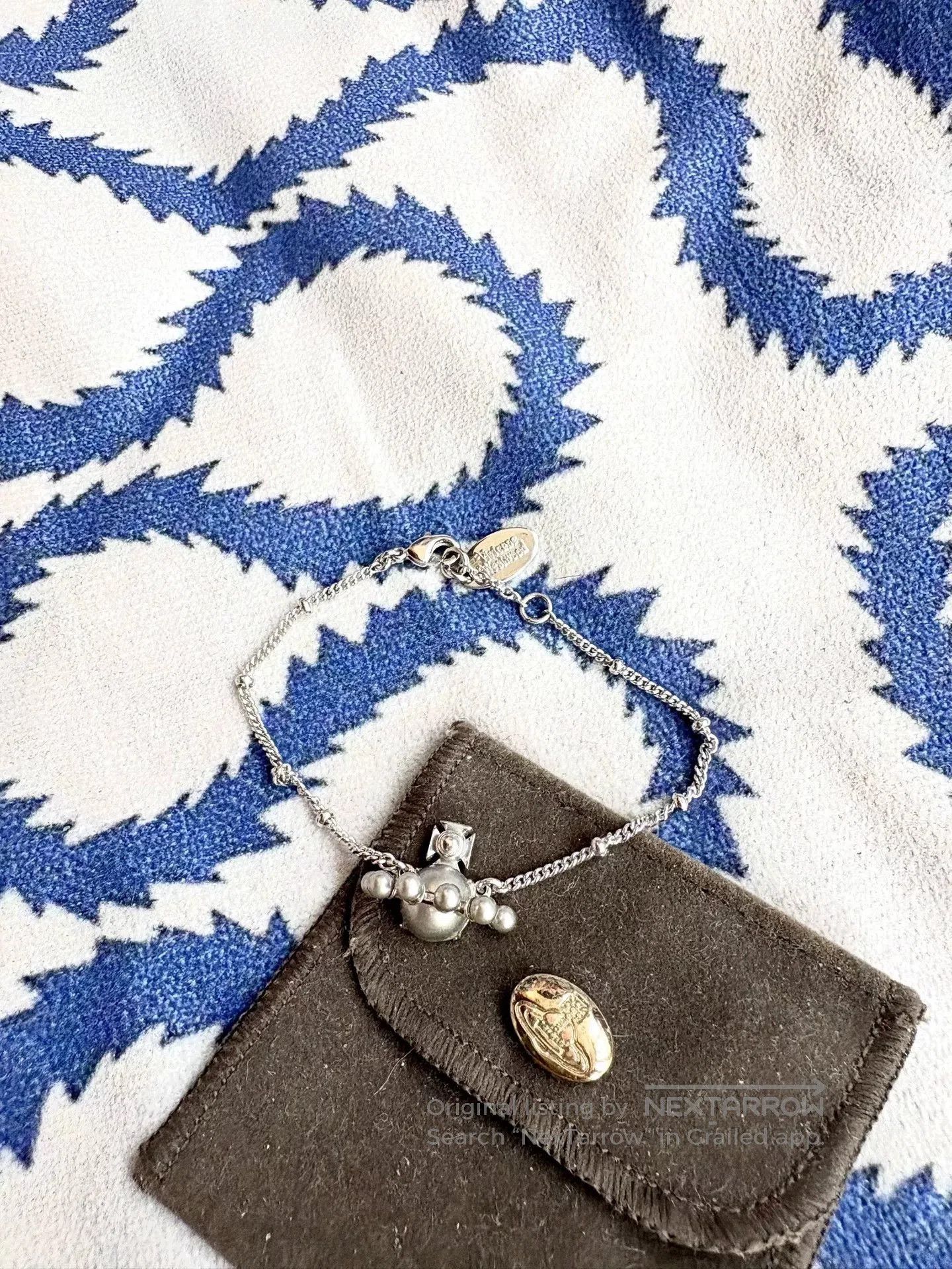 Vivienne Westwood Vivienne Westwood Vintage Gray Pearl Saturn Bracelet. Size ONE SIZE - 1 Thumbnail
