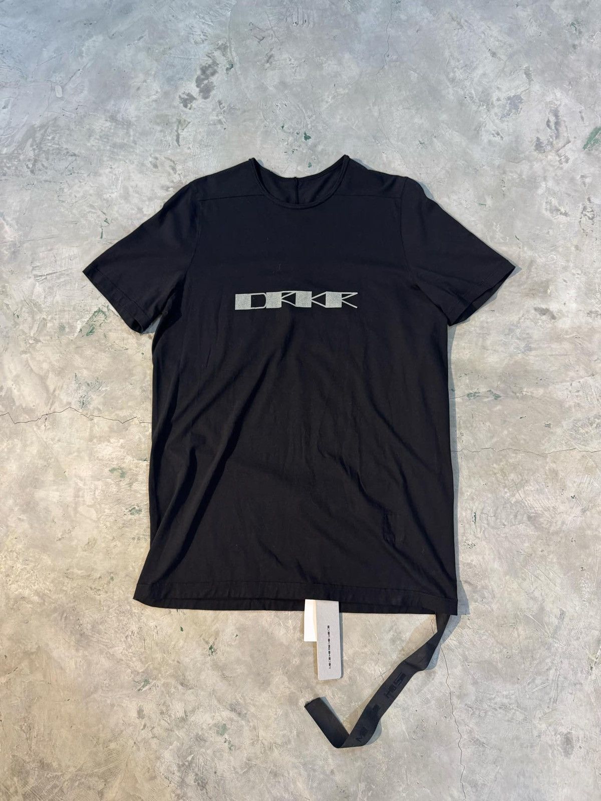 Rick Owens Drkshdw Rick Owens Drkshdw script tee Size US L / EU 52-54 / 3 - 1 Thumbnail