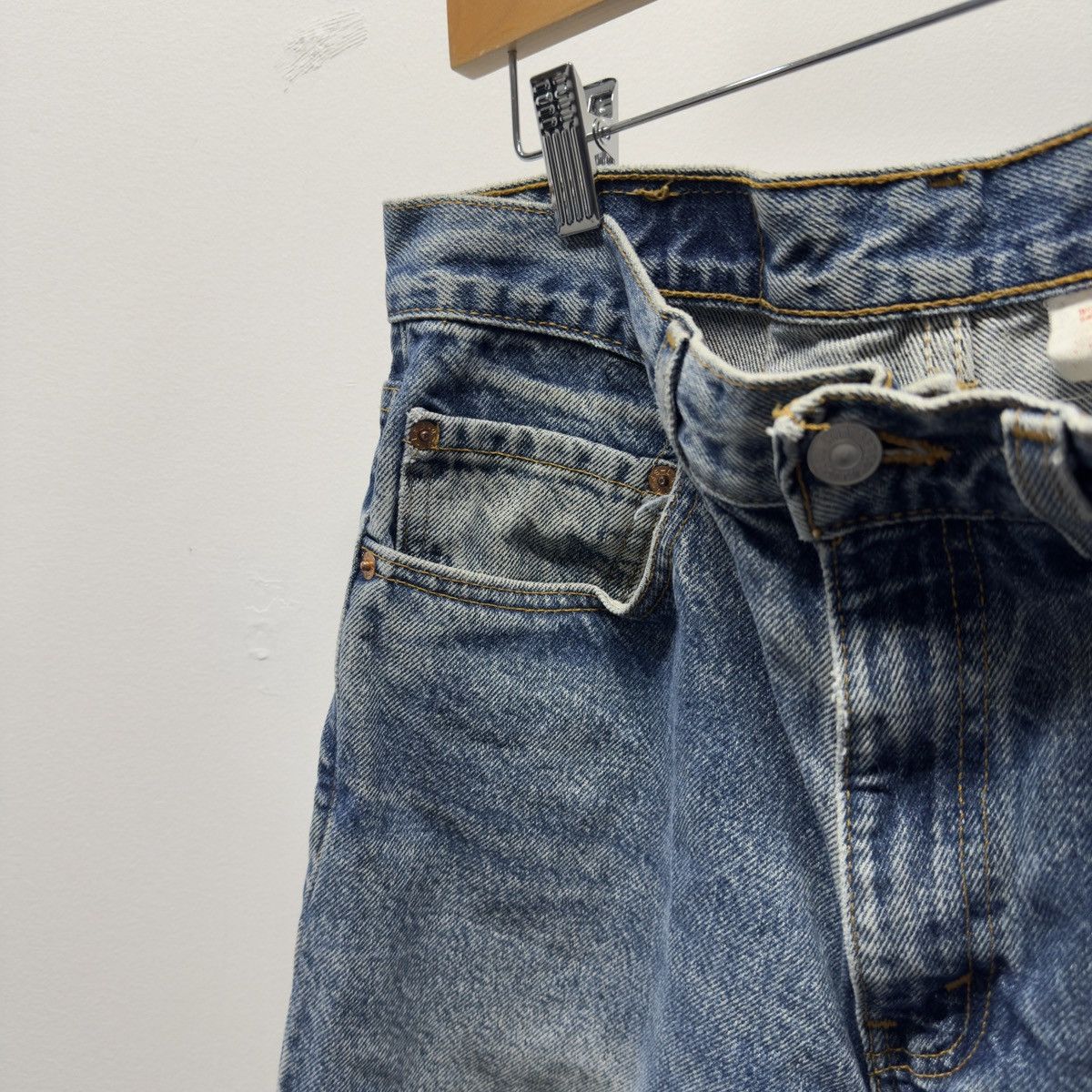 Levi's 90s Levi's Faded Distressed Mud Wash Jeans ERD Grunge Chrome Size US 32 / EU 48 - 4 Thumbnail