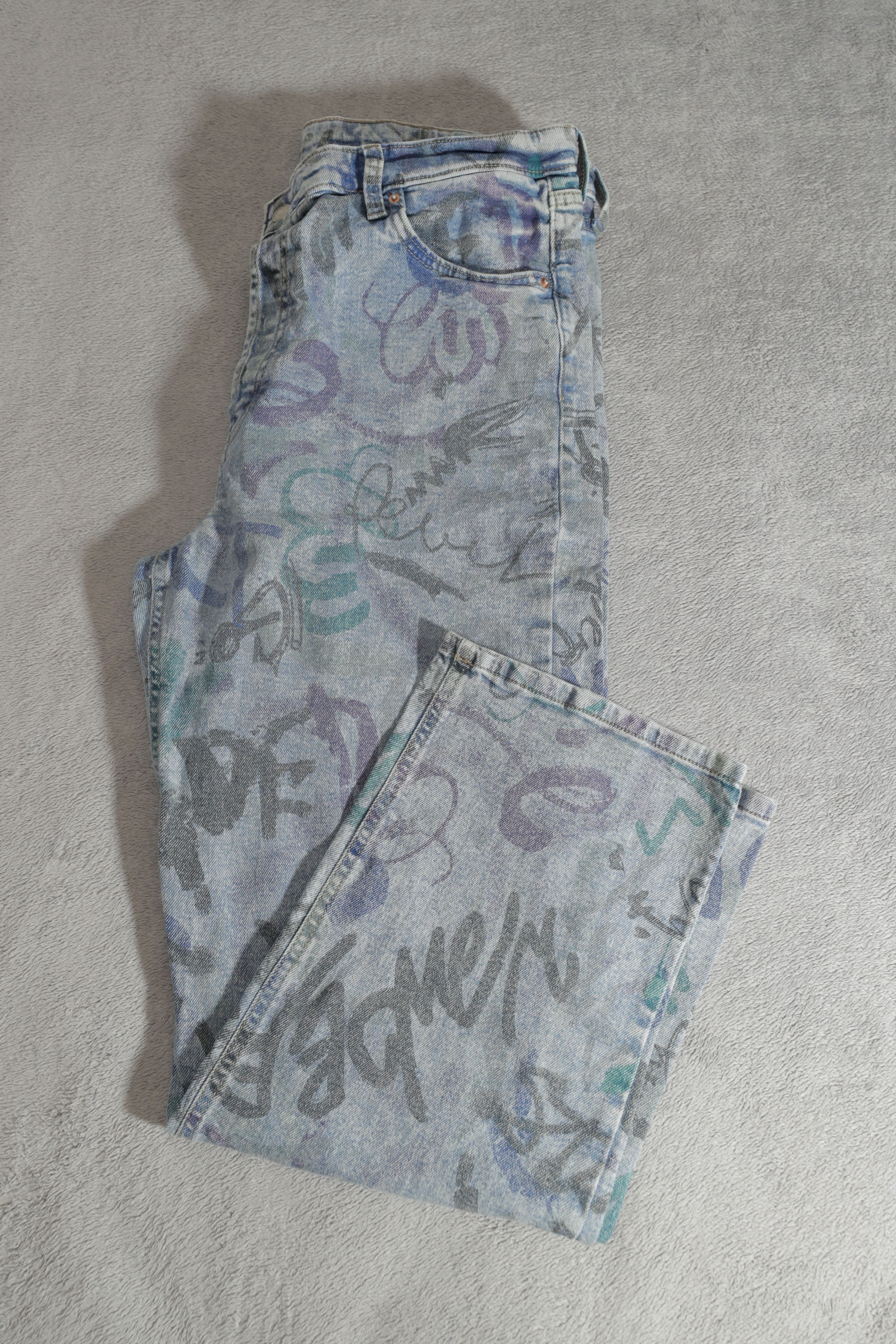 Vintage Wild Fable Super High Rise Straight Recto de Tiro Pants (18) Size 40" / US 18 - 3 Thumbnail