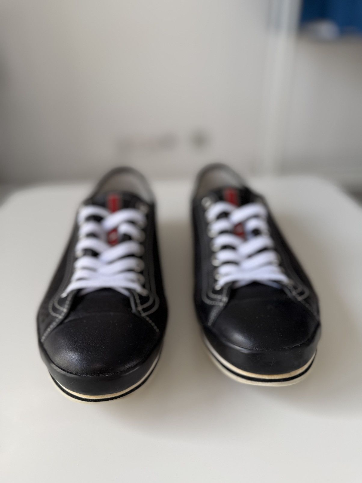 Prada Prada Sport Linea Rossa perforated leather sneakers vintage Size US 7.5 / EU 40-41 - 22 Thumbnail