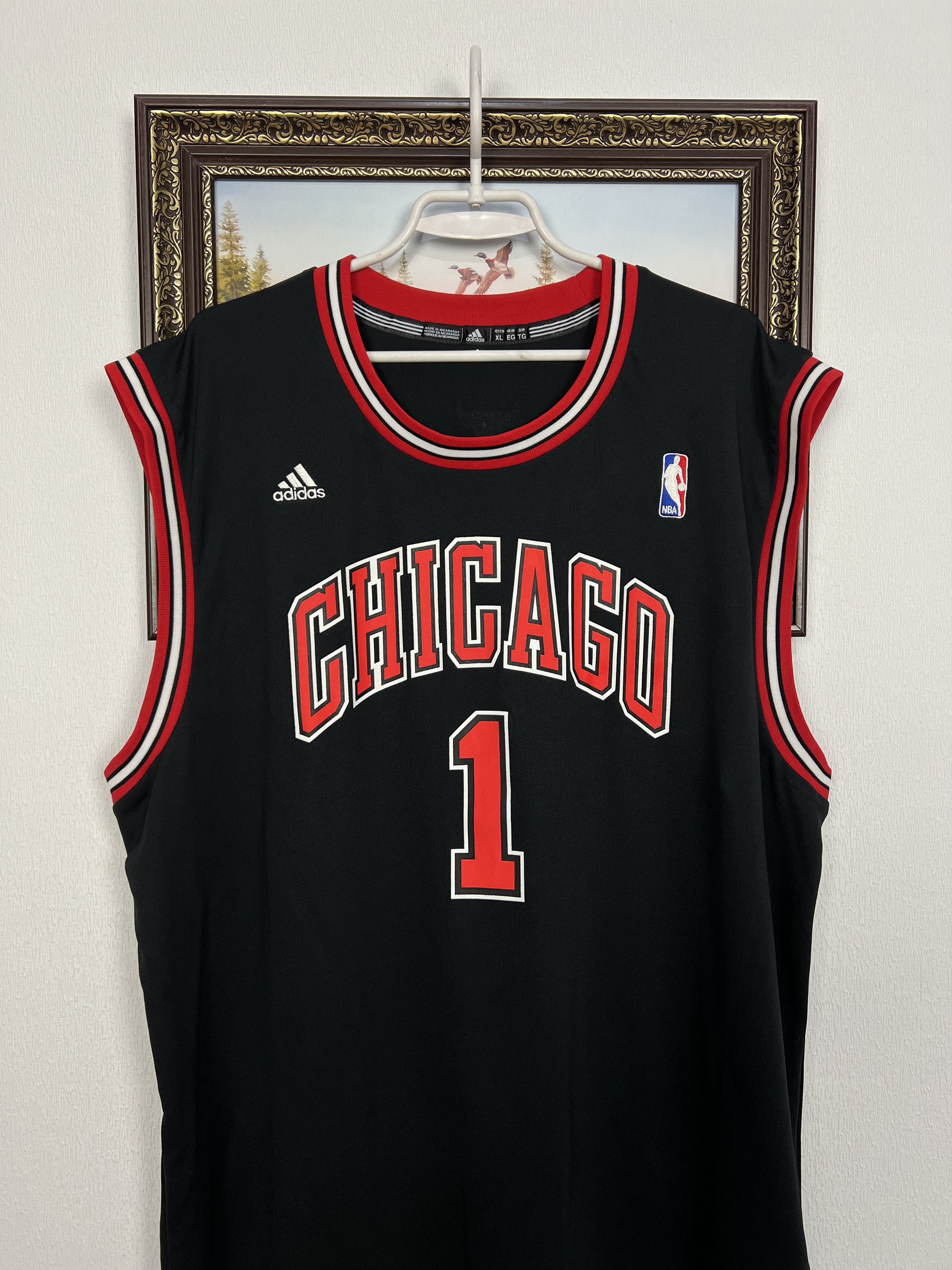 Adidas Vintage Adidas Chicago Bulls Derrick Rose NBA Jersey Shirt Size US XL / EU 56 / 4 - 2 Thumbnail