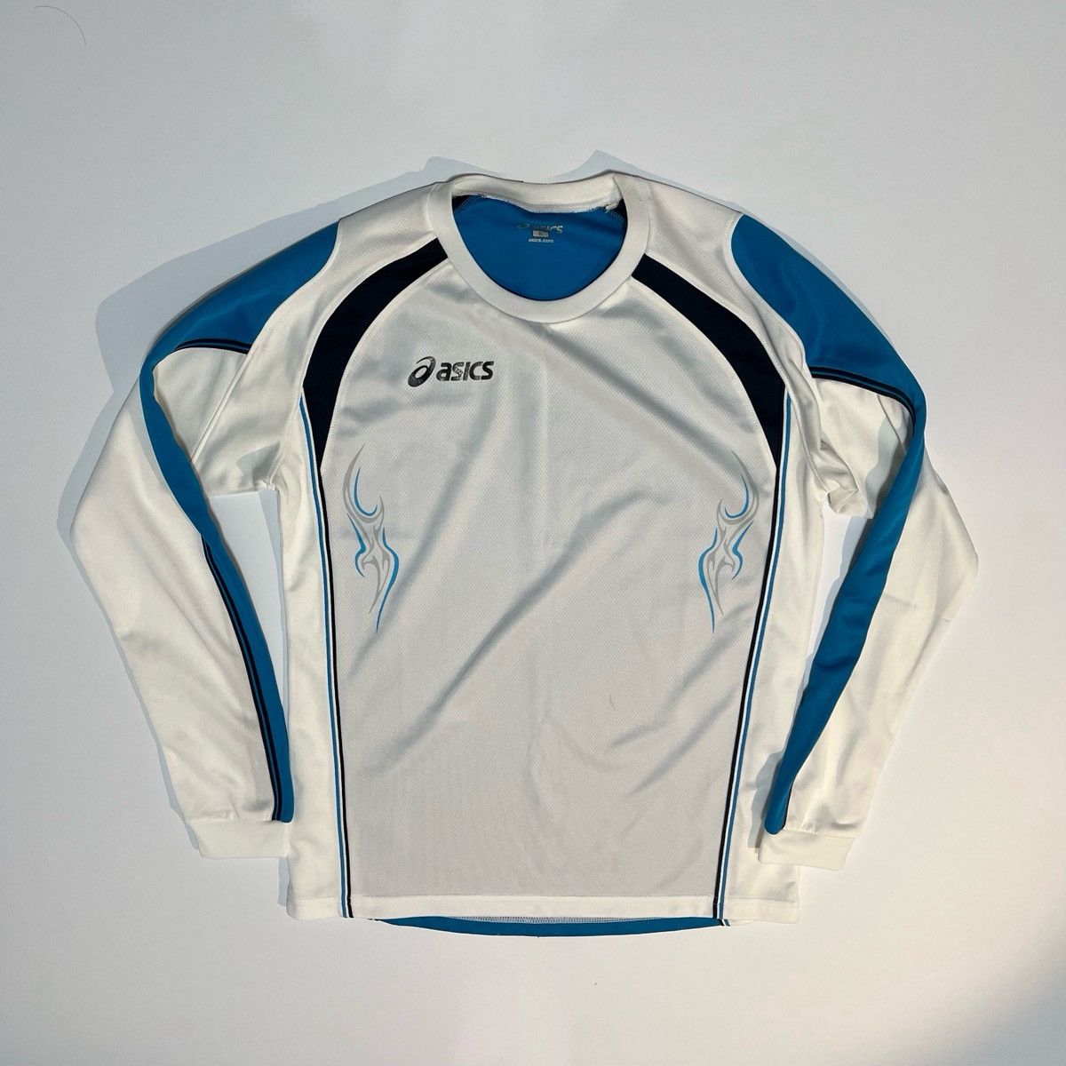 Asics Y2K Avant Garde sporty Asics Long sleeve Size US S / EU 44-46 / 1 - 1 Thumbnail