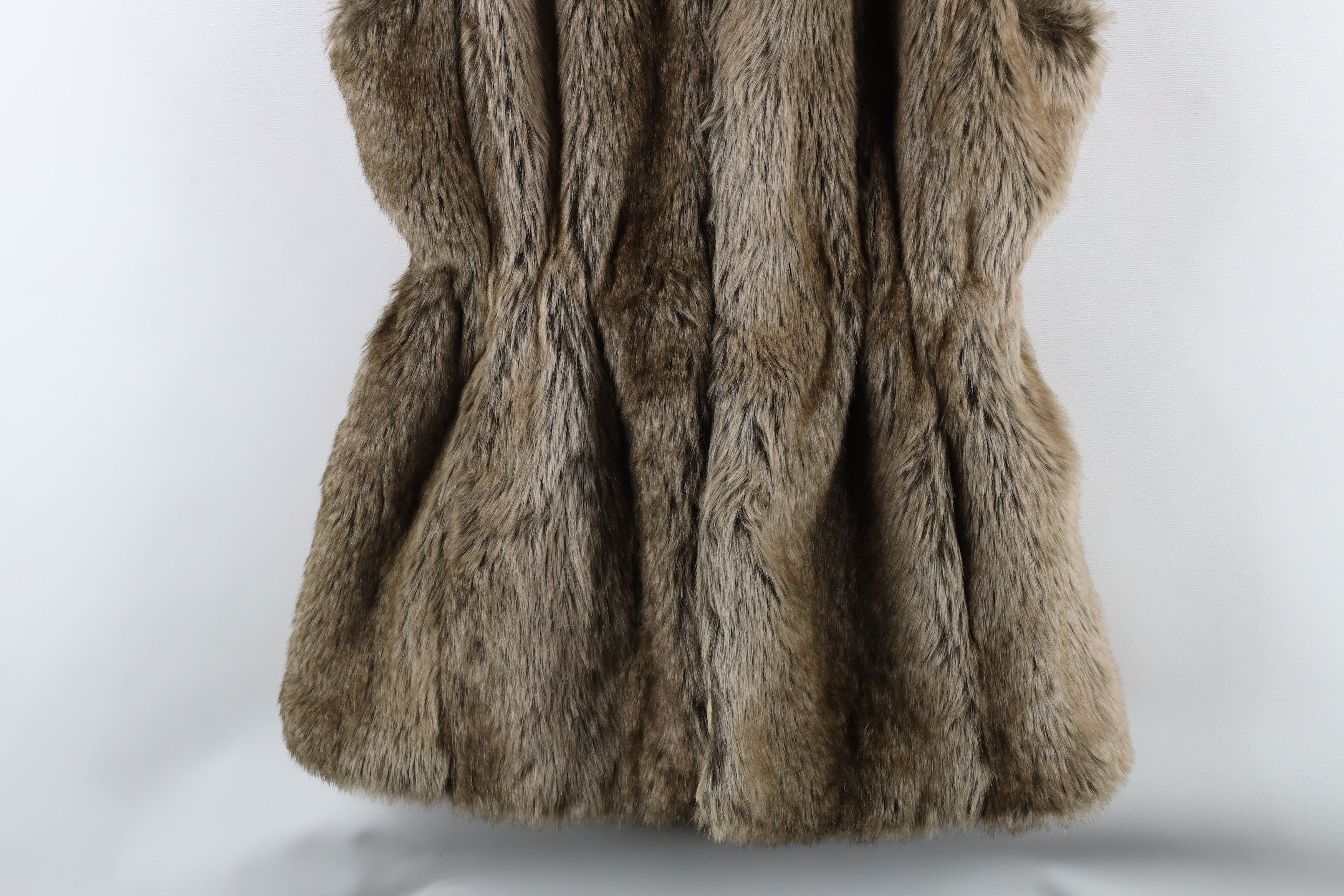 Banana Republic × Vintage Banana Republic Faux Fur Quilted Clasp Vest Jacket Brown Size M / US 6-8 / IT 42-44 - 3 Thumbnail