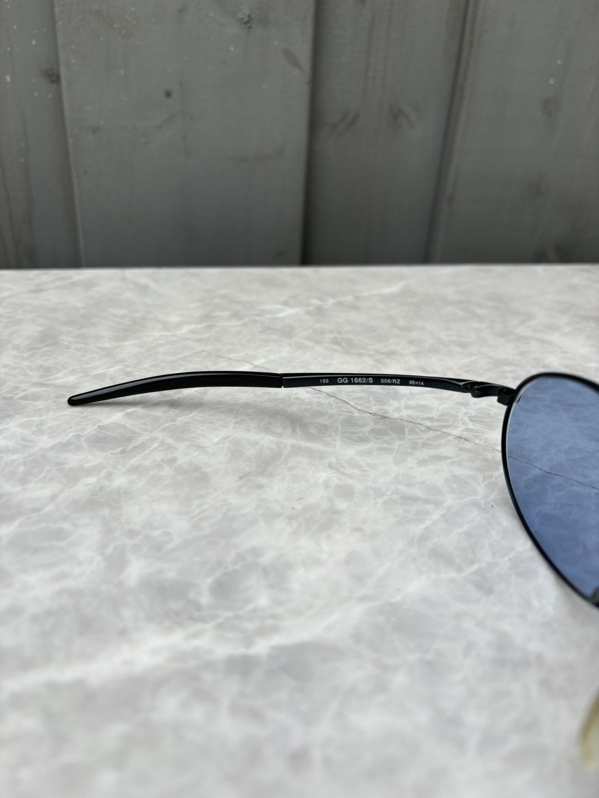 Gucci × Vintage Vintage Gucci Sunglasses GG 1662/S 90s 2000s Y2K Bug Eye Size ONE SIZE - 12 Thumbnail