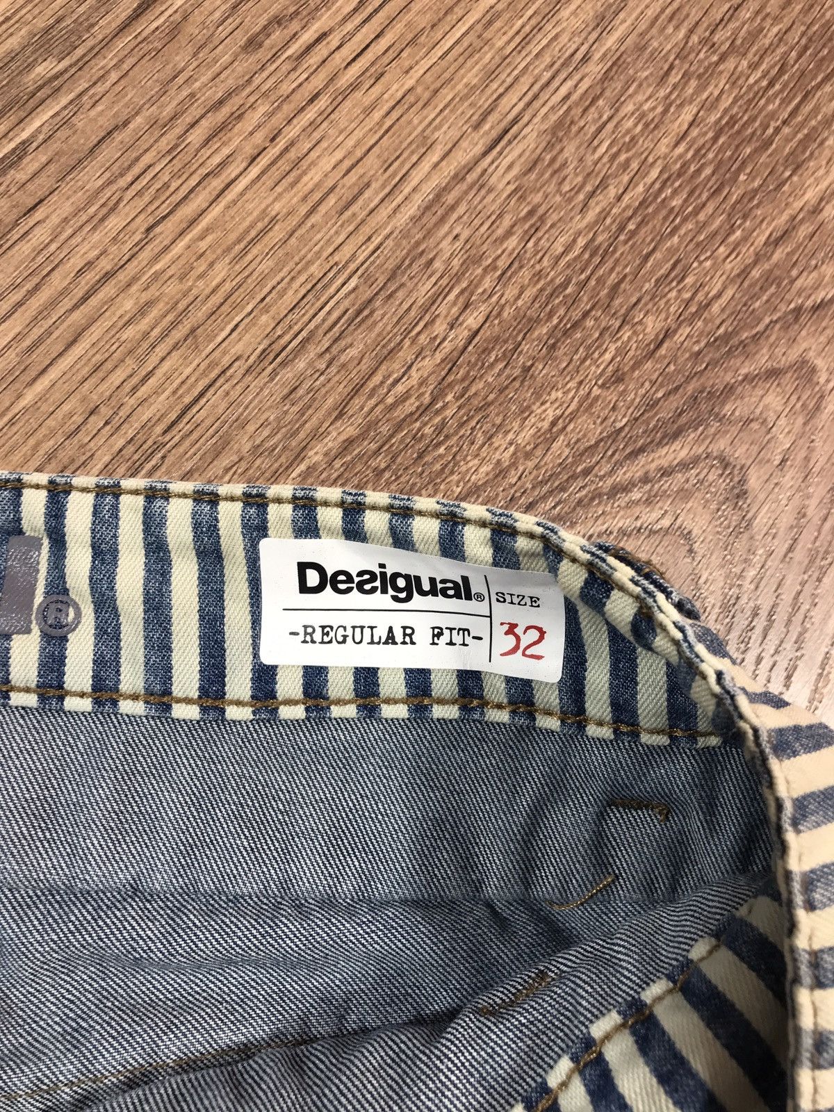 Desigual × Hysteric Glamour × Japanese Brand Desigual Funky Double Waist Looklike Hystericglamour Jeans Size US 32 / EU 48 - 7 Thumbnail