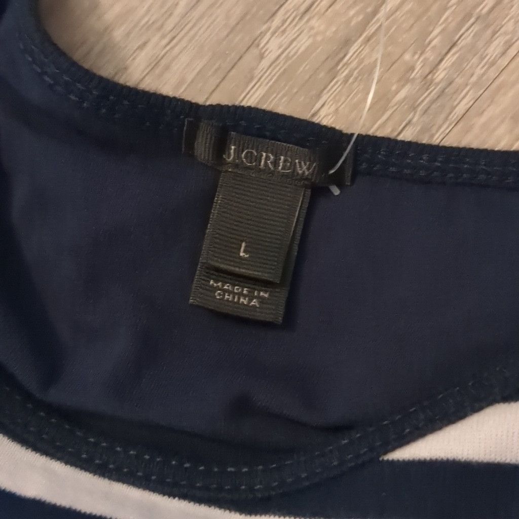 J.Crew J. Crew blue striped tank top size large Size L / US 10 / IT 46 - 3 Thumbnail