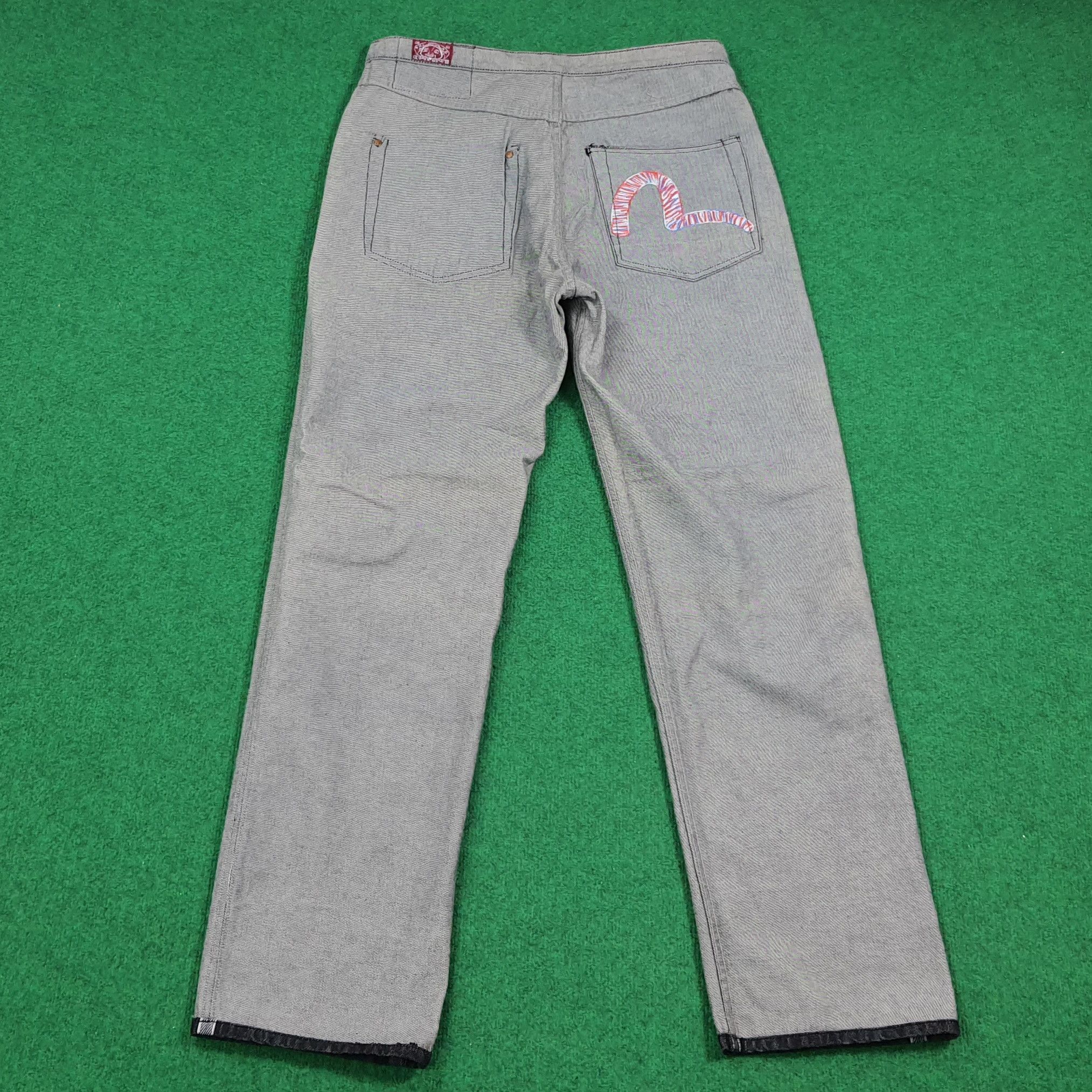 Evisu Vintage Evisu Paris Selvedge Reversible Custom Daicock Jeans Size US 35 - 11 Thumbnail