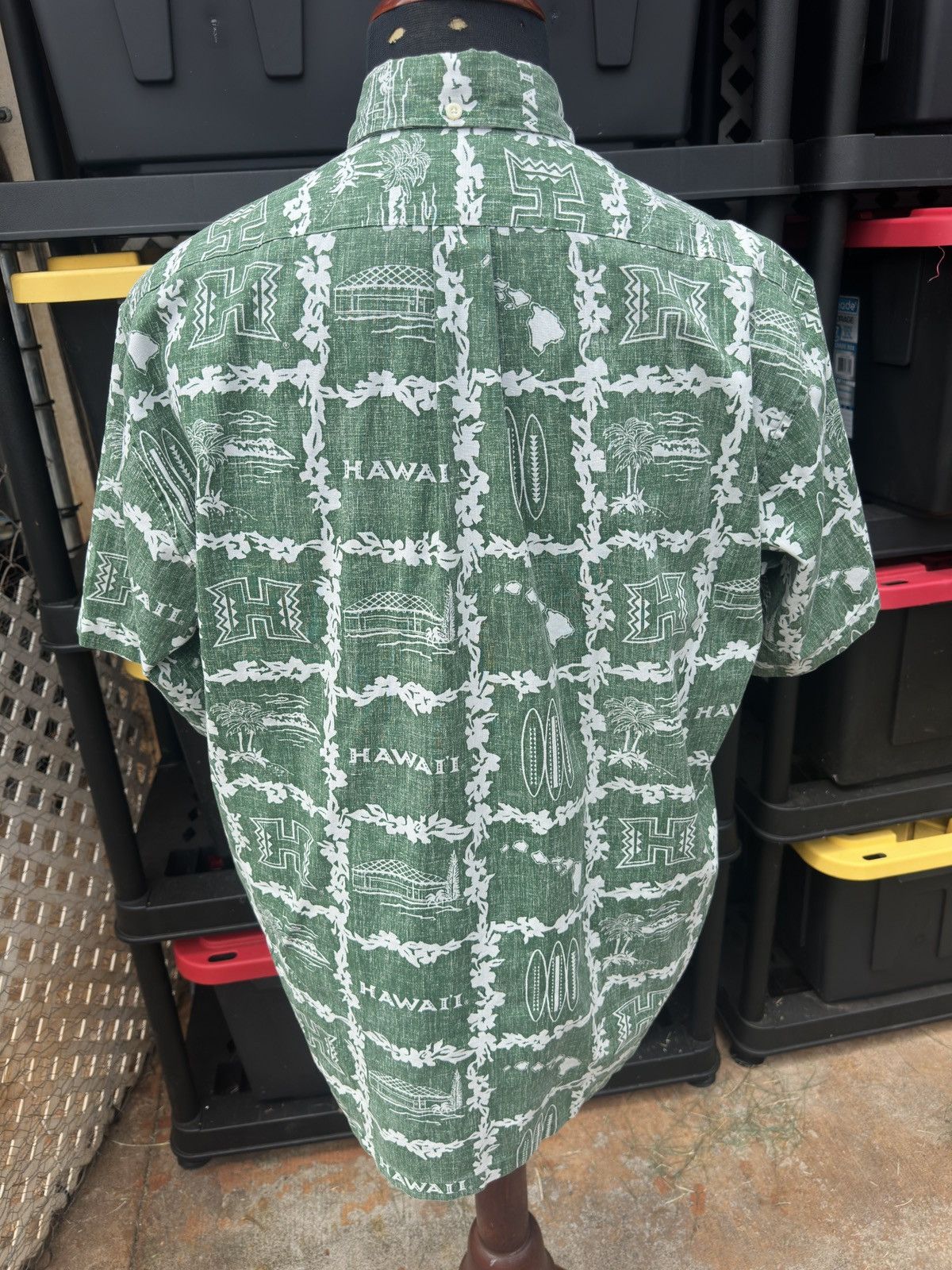 Reyn Spooner Reyn Spooner University Hawaii Classic Men's L Green Size US L / EU 52-54 / 3 - 2 Thumbnail
