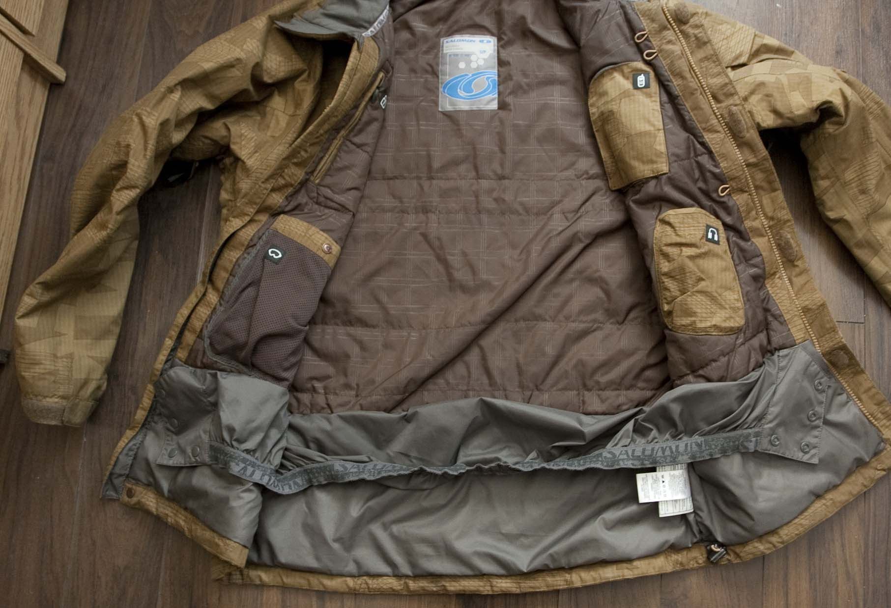 Salomon Salomon Jacket Winter Size S Brown/ Green Vented Size US S / EU 44-46 / 1 - 8 Thumbnail