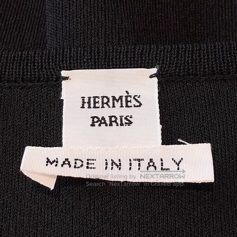 Hermes Hermes Spring/Autumn Twillaine series, black and white sil Size XXS / US 00 / IT 34 - 6 Thumbnail