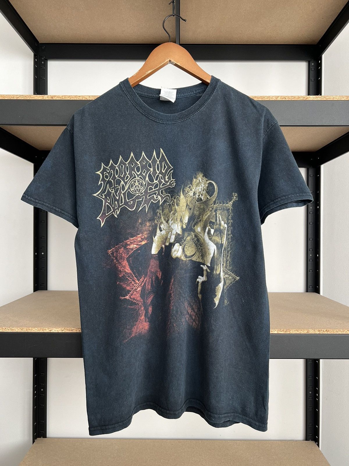 Band Tees Vintage 2011 Morbid Angel Illud Divinum Insanus Death Metal Size US M / EU 48-50 / 2 - 1 Thumbnail