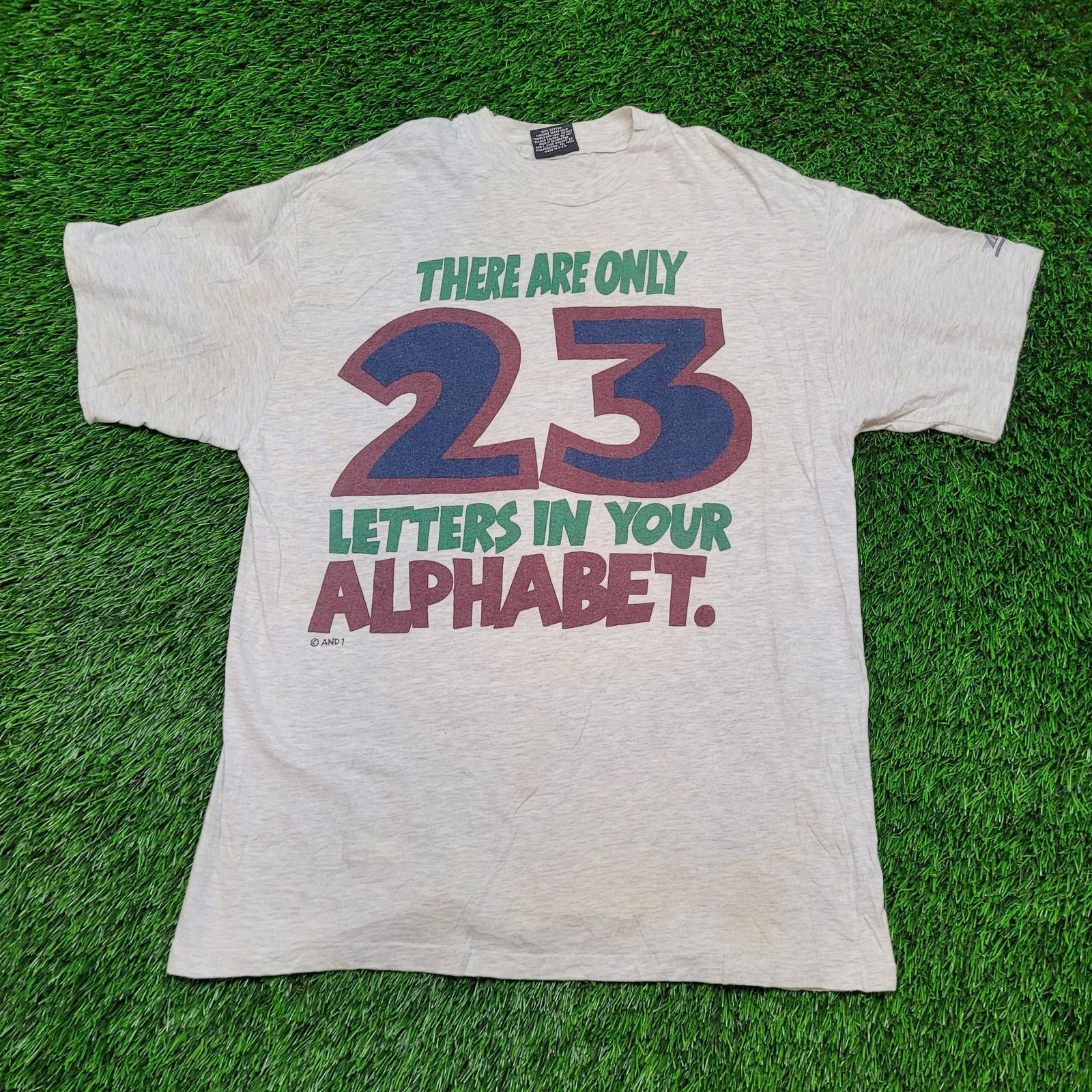Vintage VTG 90s AND 1 Trash Talk Tee Mens M USA Streetball Size US M / EU 48-50 / 2 - 1 Thumbnail