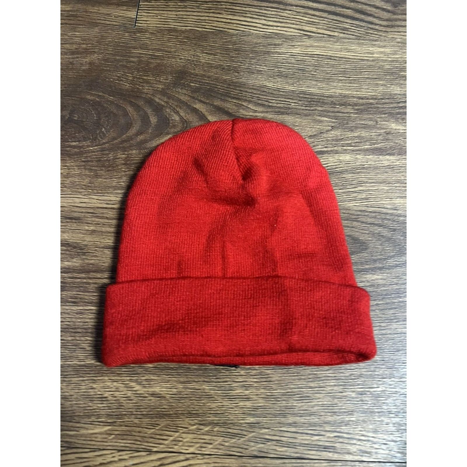 Vintage Bucees Red Knit Outdoor Winter Beanie OSFM Women Adjustable Red Winter Beanie Size ONE SIZE - 2 Thumbnail