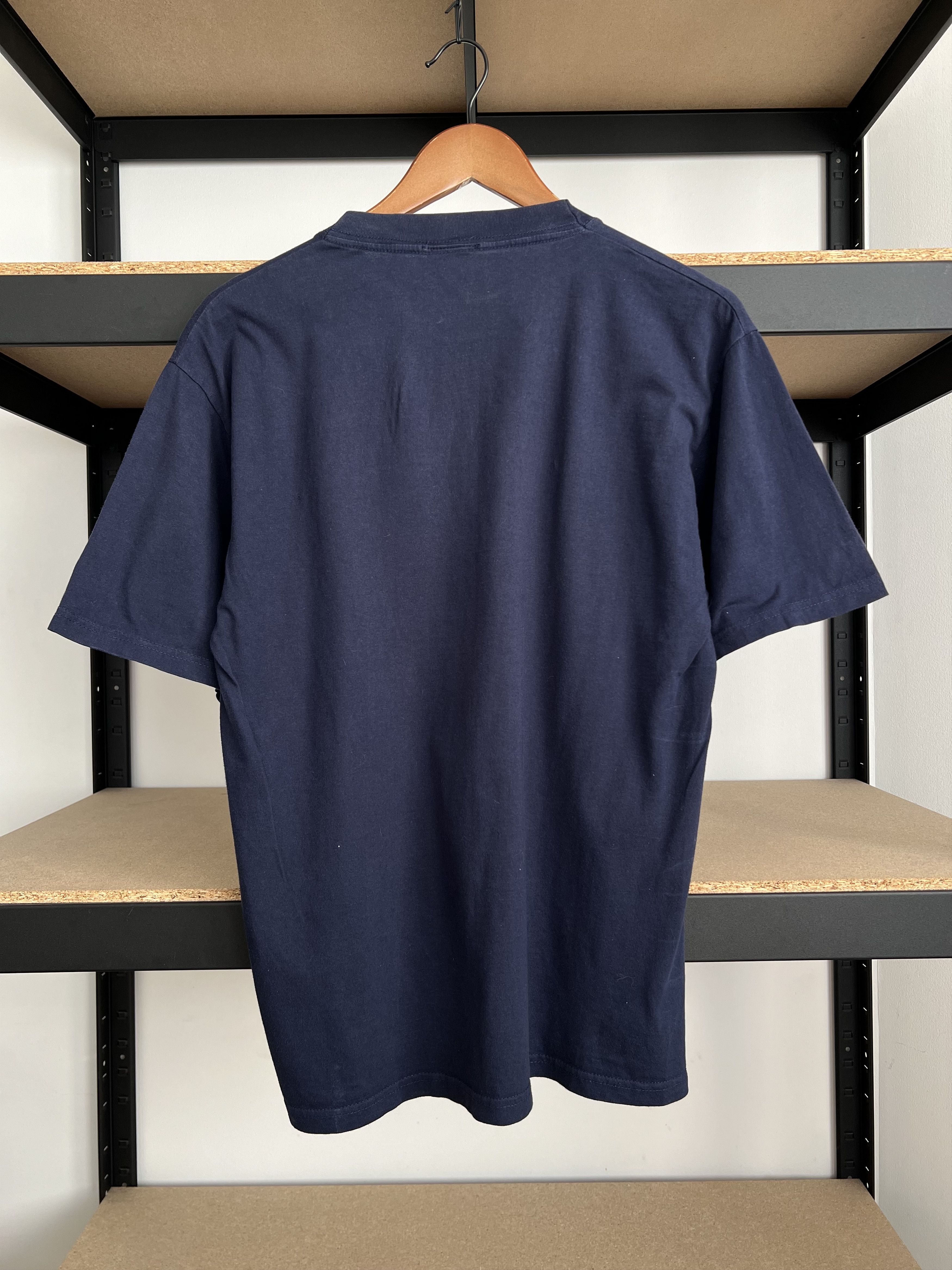 Vintage Vintage 90s Georgetown Hoyas University Nutmeg Navy T-shirt Size US M / EU 48-50 / 2 - 2 Thumbnail