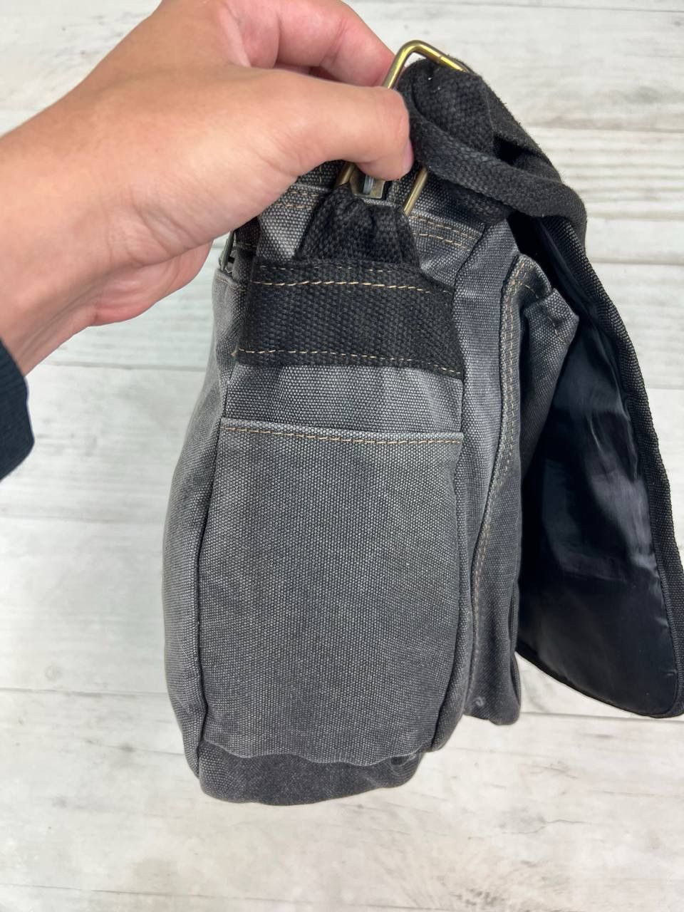 Diesel Vintage Diesel Messenger Shoulders Bag Leather Logo Size ONE SIZE - 12 Thumbnail