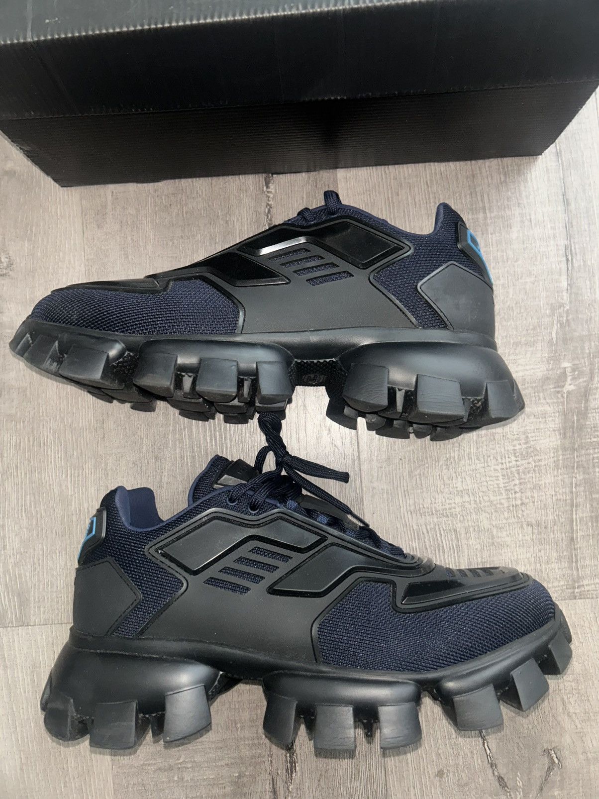Prada Prada Cloudbust Thunder Navy/Black Sneakers Size 9.5 Size US 10 / EU 43 - 3 Thumbnail