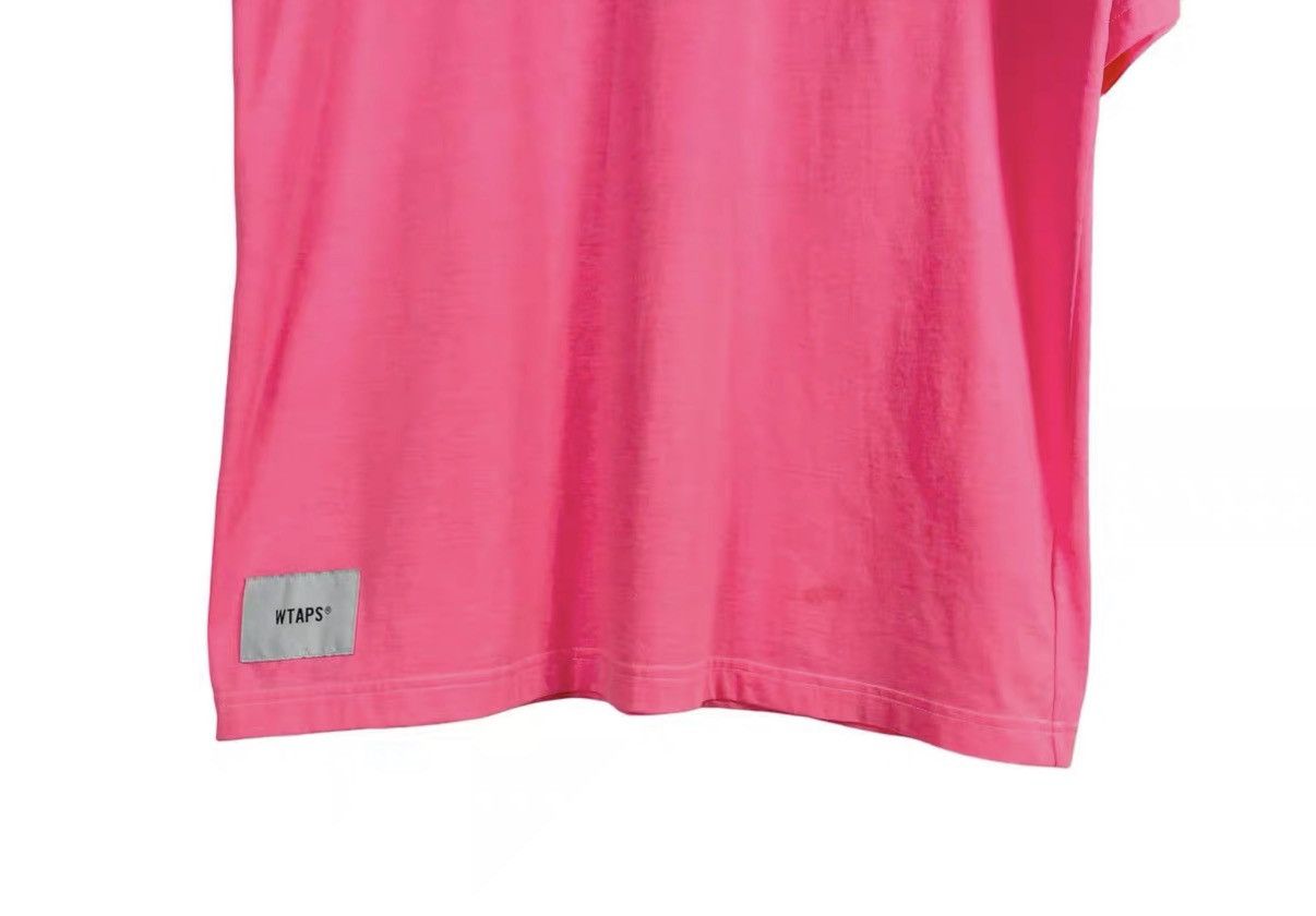 Wtaps WTAPS Small Logo Pink Pocket Tee with Outer Label J31 Size US M / EU 48-50 / 2 - 4 Thumbnail