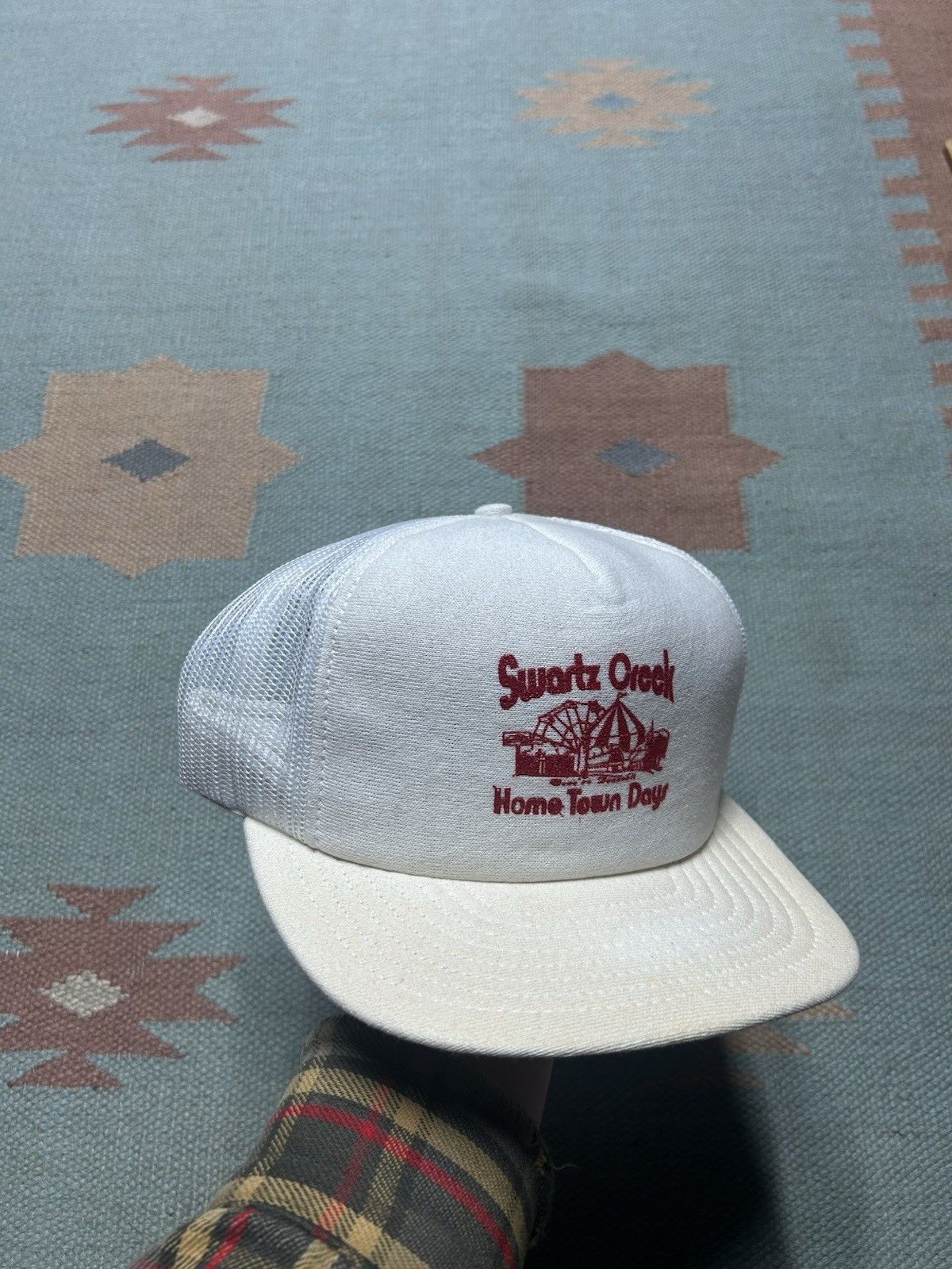 Vintage trucker hat Swartz creek Michigan home town days carnival US Size ONE SIZE - 1 Thumbnail
