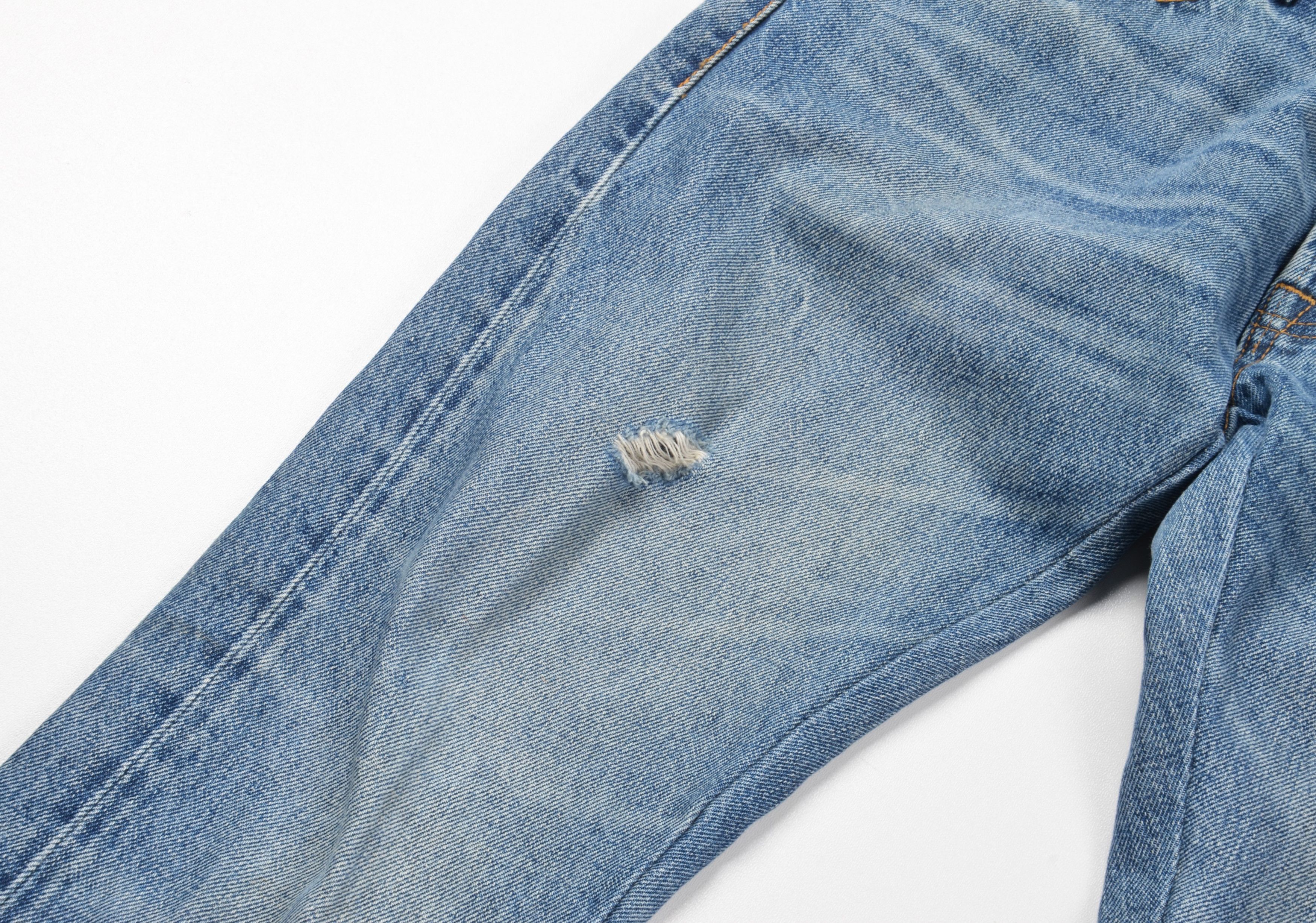 Denim & Supply Ralph Lauren Ralph Lauren Denim & Supply Distressed Straight Denim Jeans Size 32" / US 10 / IT 46 - 4 Thumbnail