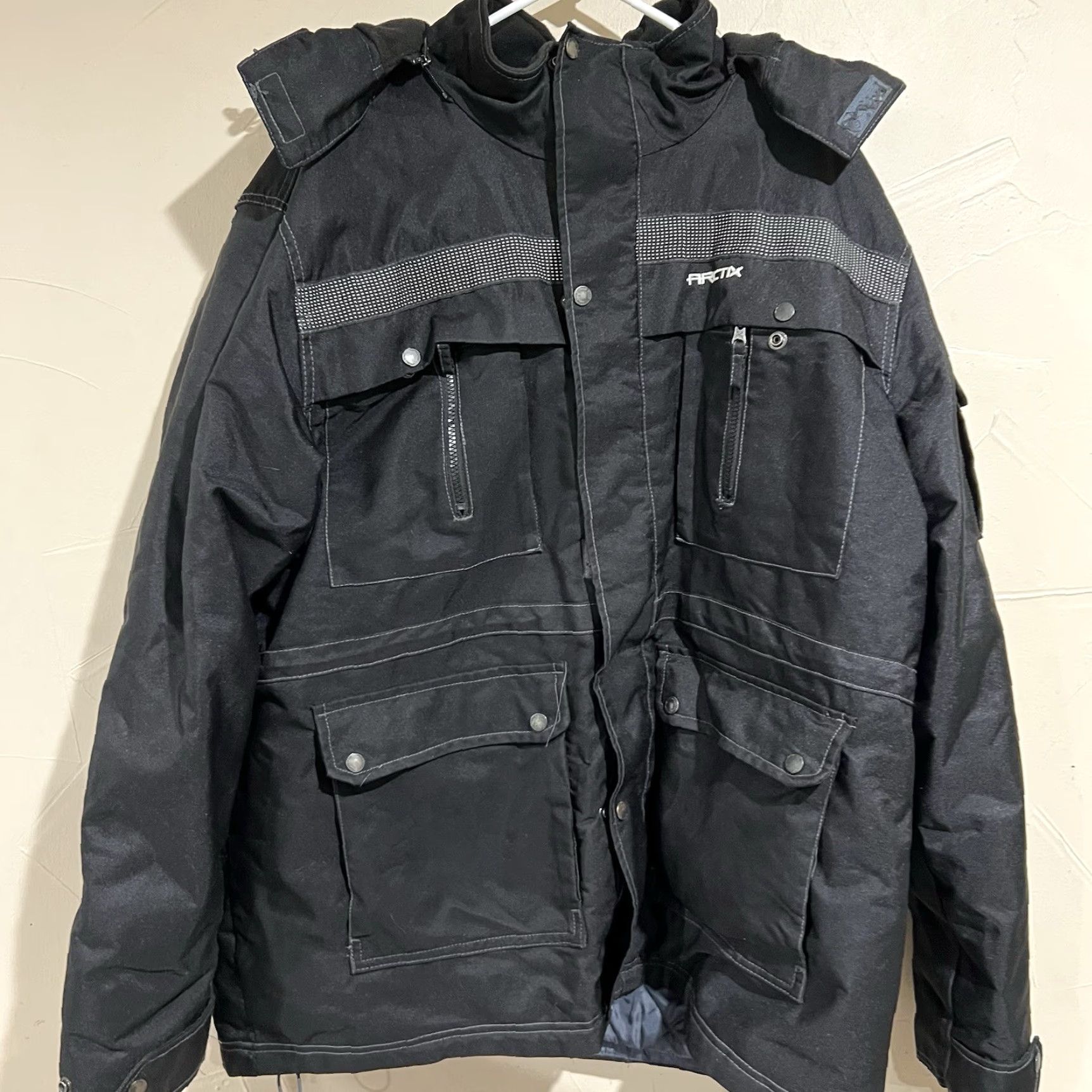 Vintage Arctix Men's Performance Tundra Jacket High Vis Black 3XL Coat Parka Mens Regular Size 3XL Jacket Size US XXL / EU 58 / 5 - 2 Thumbnail