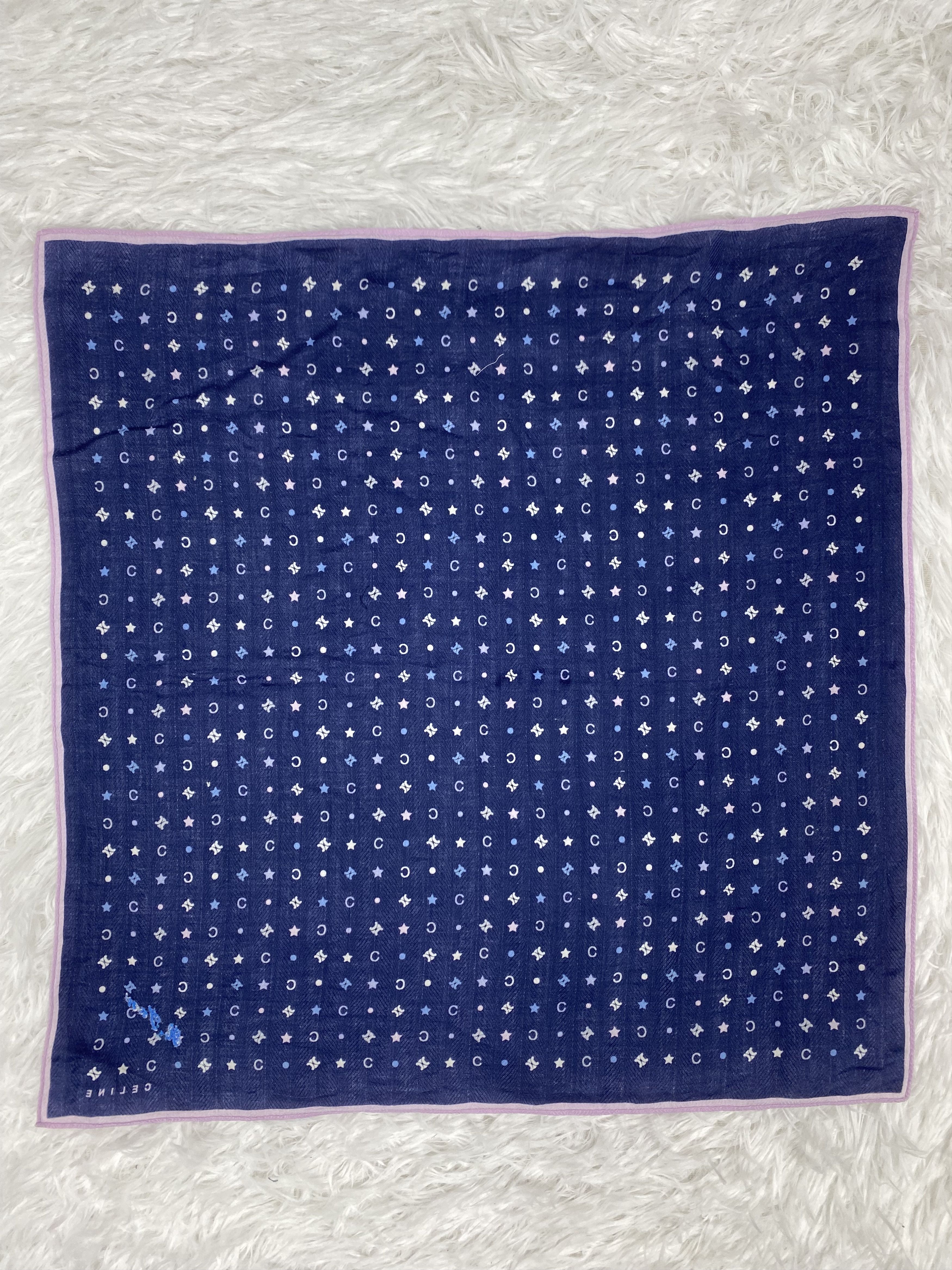 Celine × Vintage Vintage Celine Handkerchief PH0108 Size ONE SIZE - 4 Thumbnail