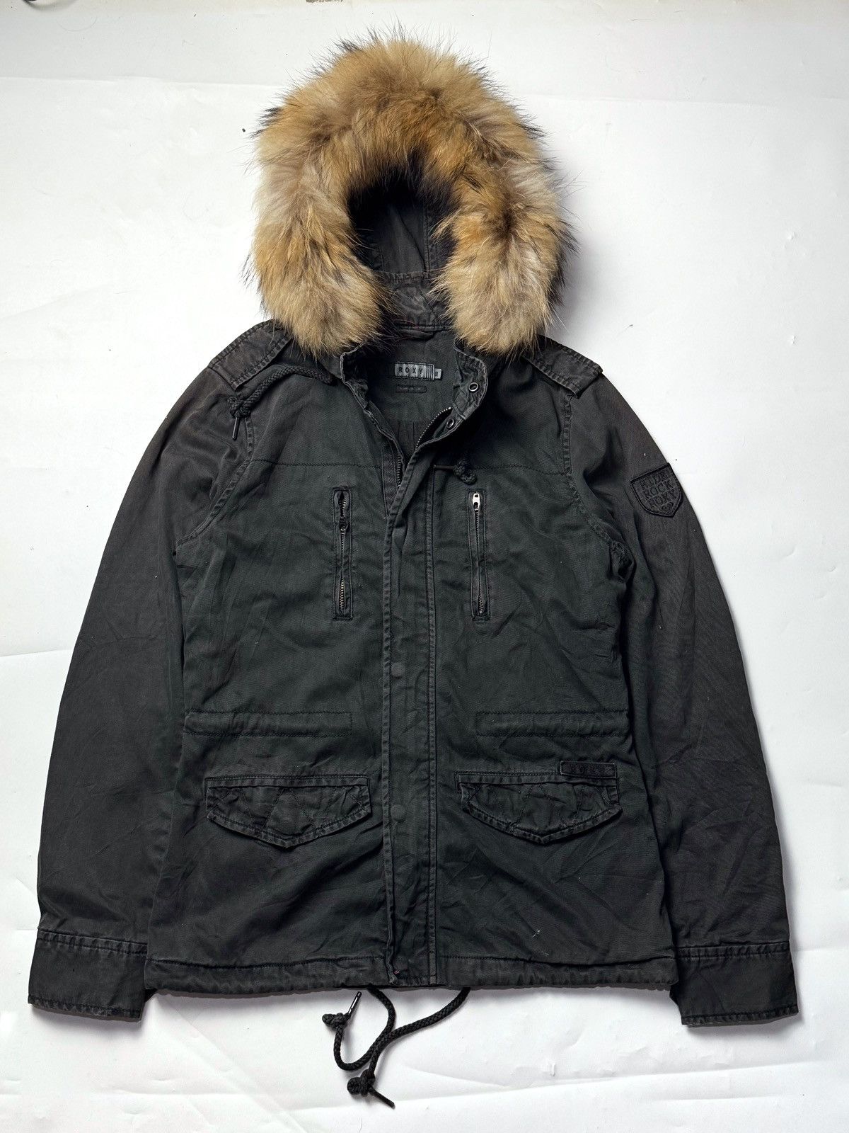 If Six Was Nine × Japanese Brand × Le Grande Bleu (L.G.B.) Faux Fur Japanese roxy jacket faded Size US XS / EU 42 / 0 - 2 Thumbnail