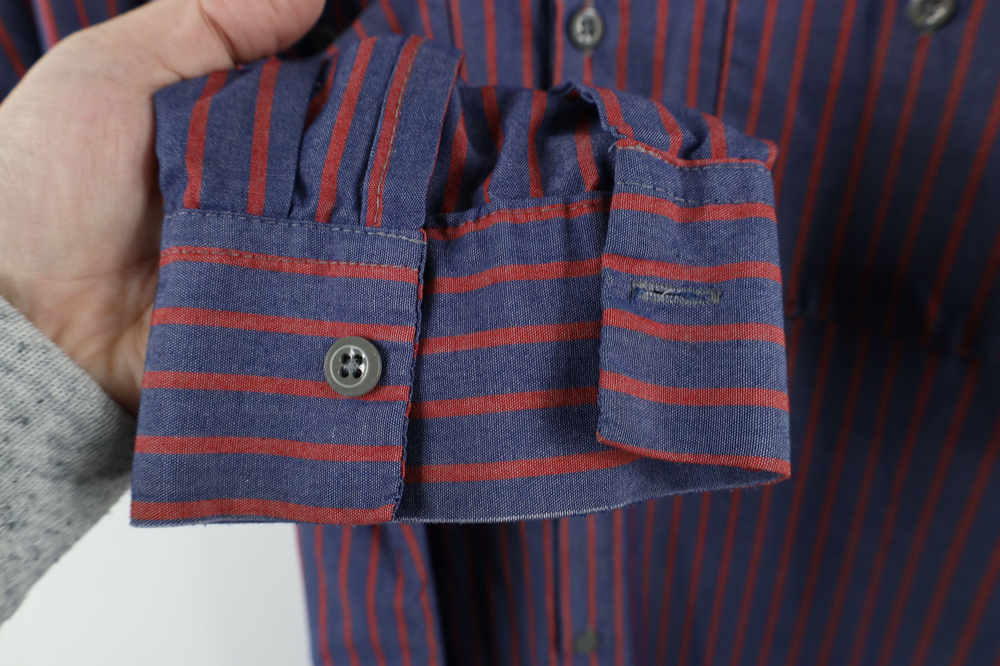 Vintage Vintage 90s Streetwear Workwear Mechanic Button Shirt Size US L / EU 52-54 / 3 - 10 Thumbnail
